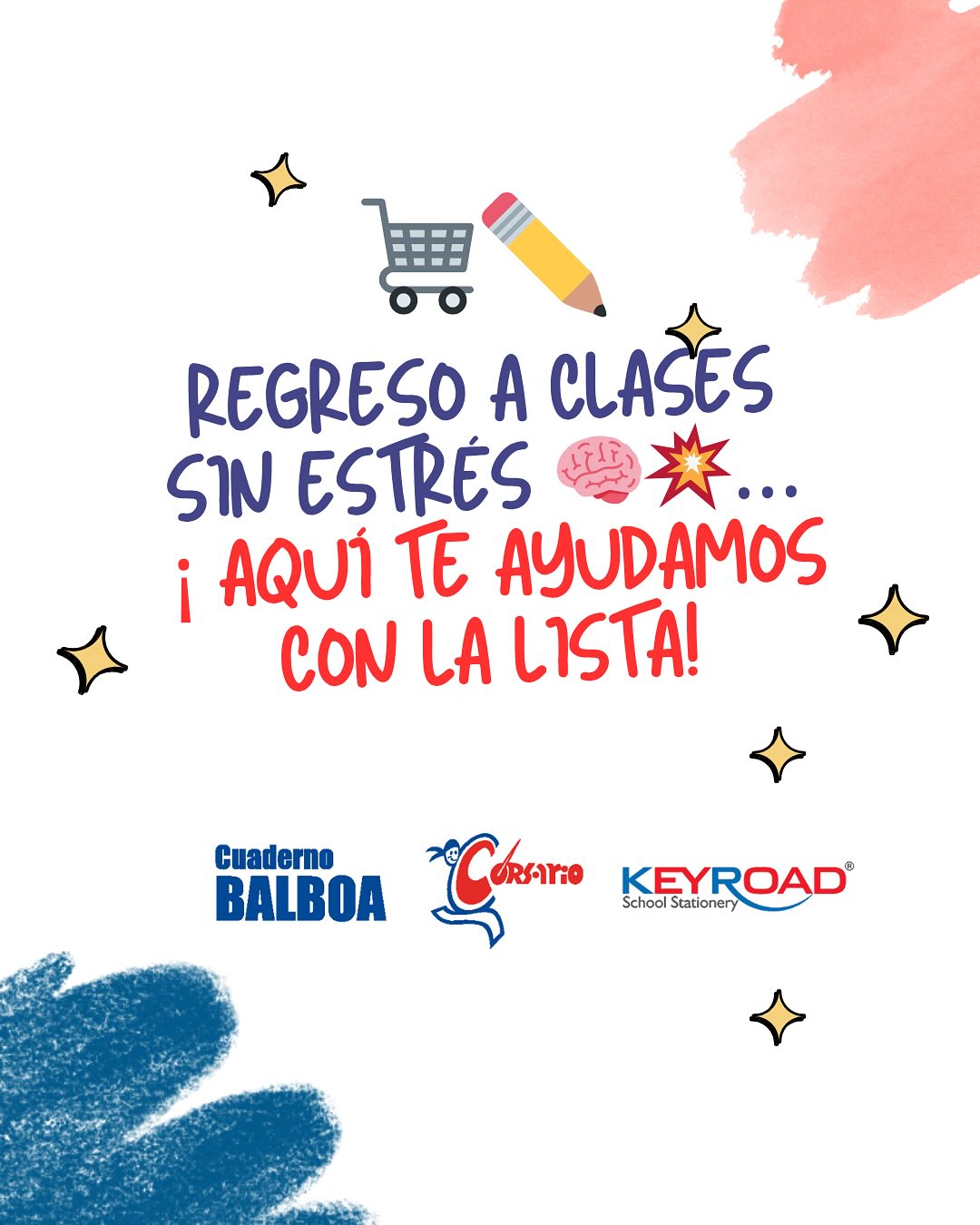 📚🤯 Empieza el corre-corre del regreso a clases...
Y en Cuesapanama.com encuentras todo en un solo lugar:
✅ Calidad
✅ Diseños divertidos
✅ Atención personalizada
📲 Escríbenos y te ayudamos con tu pedido:
📞 6617-5658 | 📧 ventas@cuesapanama.com
🔗 Haz clic en el link de nuestro perfil
#CuesaPanama #VueltaAlCole #Panama #KeyroadStationery