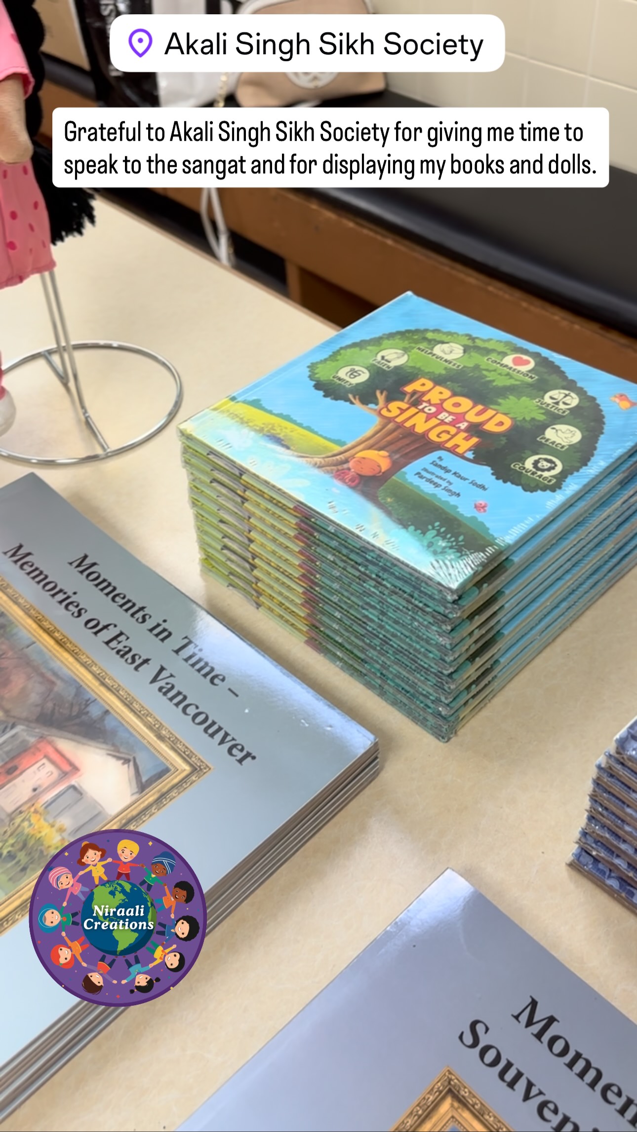 Thank you to @sikhlens for publishing my latest books and to @akalisinghsikhsociety for giving me a chance to speak to the sangat.