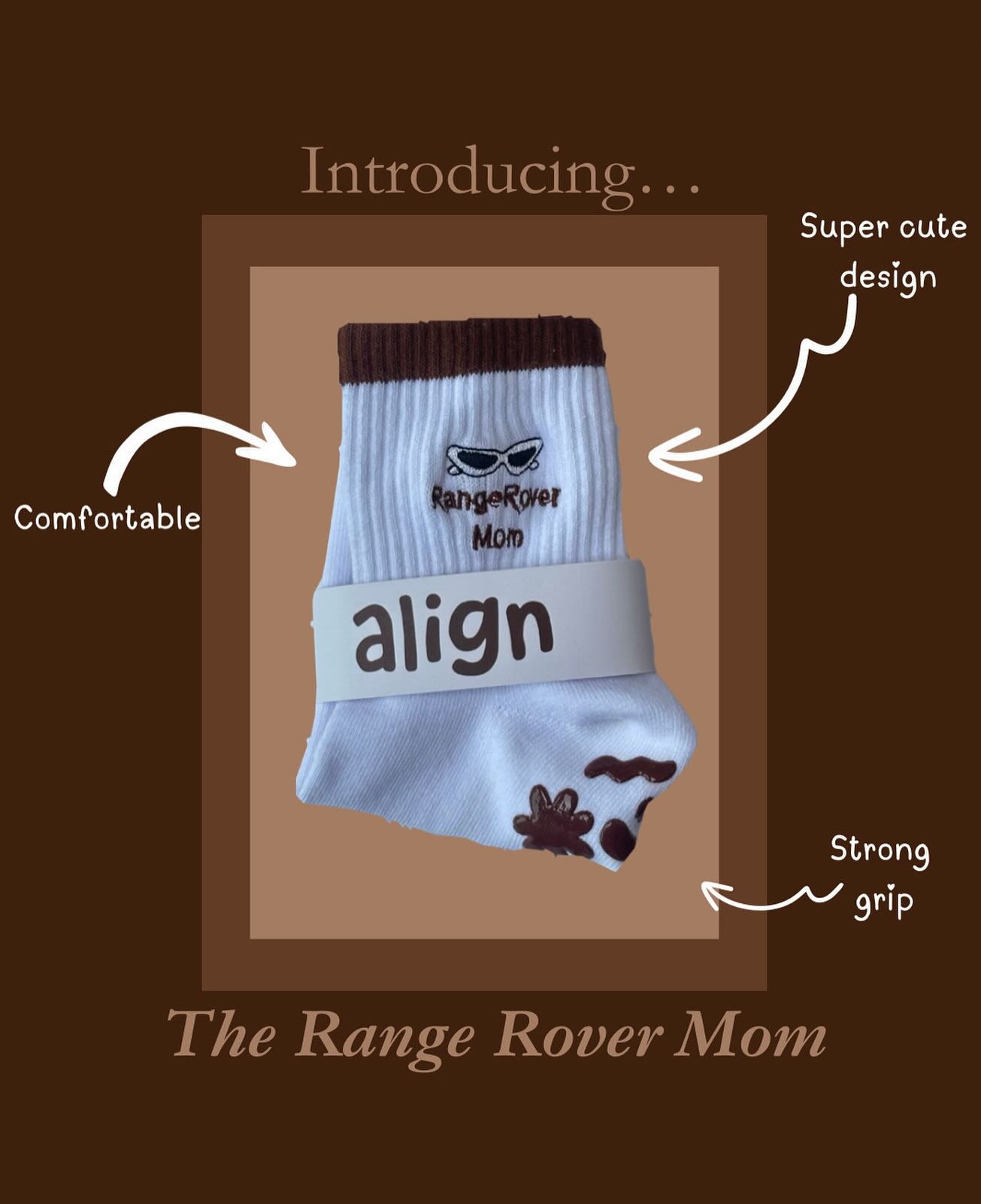 Introducing the âRange Rover Momâ grip sock. Our timeless, comfortable and unique grip makes for the best accessory for our Pilates girly.
#launch #new #fyp #pilates #newproduct #reformerpilates #pilates #reformer #matpilates #trendy #pilatesinstructor #brown