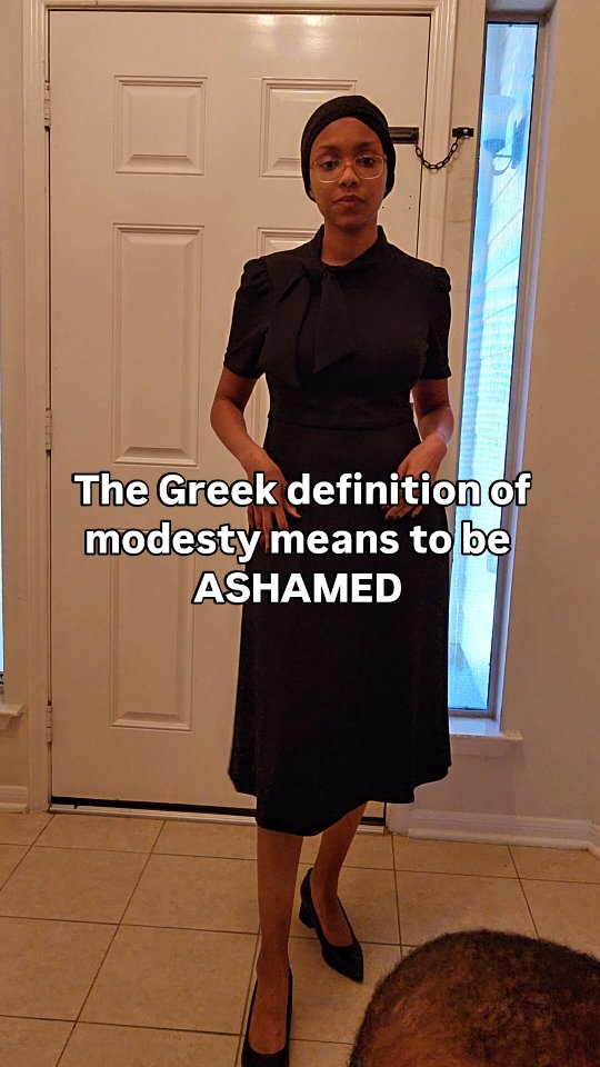 The Greek definition of modesty means to be ashamed or "shamedfacedness" 😲
Wait, why would God want us to feel ashamed? How is that good? This isn't the type of shame where you resent your body type or you're afraid to go out in public.
The shame that God is calling us to is a godly restraint. Because our bodies are sacred & set apart for God, we should feel a bashfulness about revealing too much.
This kind of shame is good because it reveals reverence for God's word, respect for our bodies, & regard for our neighbors.
When you get dressed, are you cautious in how much you're revealing? Or are you carefree and push past the word of God?
When we lose our sense of bashfulness, we become wonton and unrestrained and end up sinning against God. I think it's time we relearn biblical modesty. 👈🏾