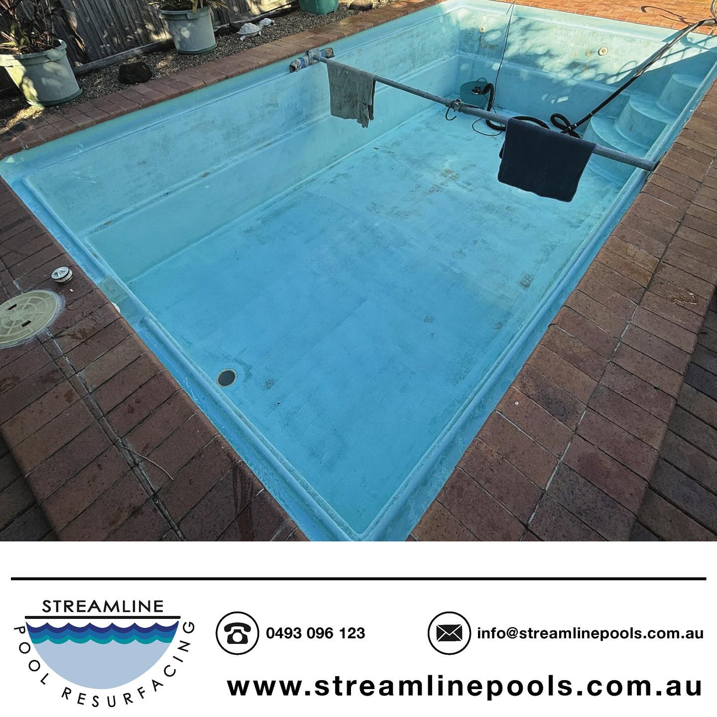 This weeks job is a fiberglass repaint located in Battery Hill, Sunshine Coast
.
.
.
#streamlinepoolresurfacing
#osmosis #fiberglass #resurface #maintenance #repair #repaint #australianbackyard
#investment
#resurface #swimmingpool #thisweeksjob