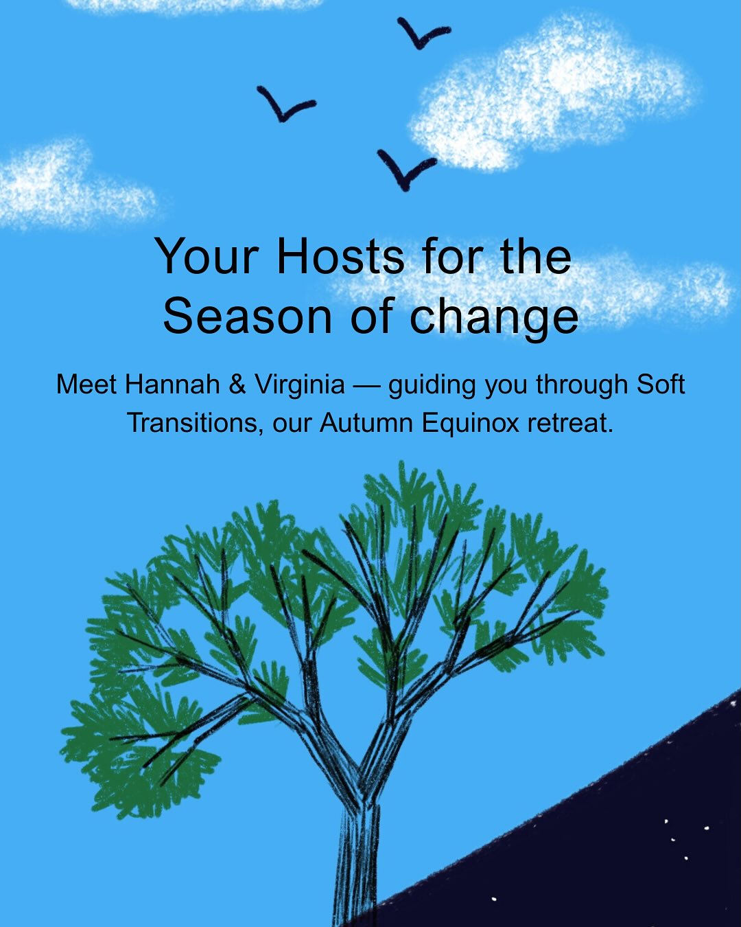 Join Us!
Season of Soft Transitions –
An online Autumn Equinox retreat
Sunday 21st September
2:00 - 4:30pm UK
Live on Zoom — join from anywhere!
Early bird price until the end of the month.
Use the code: EARLYBIRD25 at checkout!
Gentle yoga, journaling, yin & nidra
Come as you are. Leave nourished, grounded, and aligned ✨
🔗 Link in bio to book