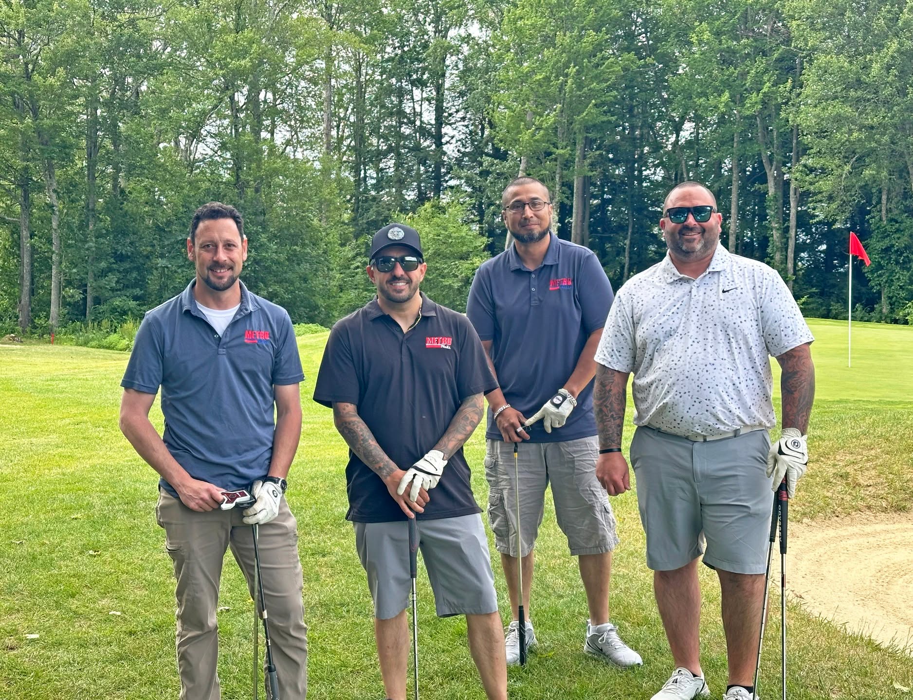 As the summer weather started to finally clear up last month, our crew hit the links for some great team bonding and friendly competition. ⛳️☀️
Throughout the day, players got the chance to participate in competitions like closest to the pin, longest drive, and a putting contest.
As part of this fun day, the winning team had the opportunity to choose a charity for Metro Walls to support with a donation. This year, the team of Dave Wintle, Doug Wintle, and Doug Lippert (second photo), honorably selected the Manchester Animal Shelter to receive the generous contribution. We're proud to make a positive impact on our local community and our furry friends! 🐶🐱
We are already looking forward to next year! #teambonding #metroculture