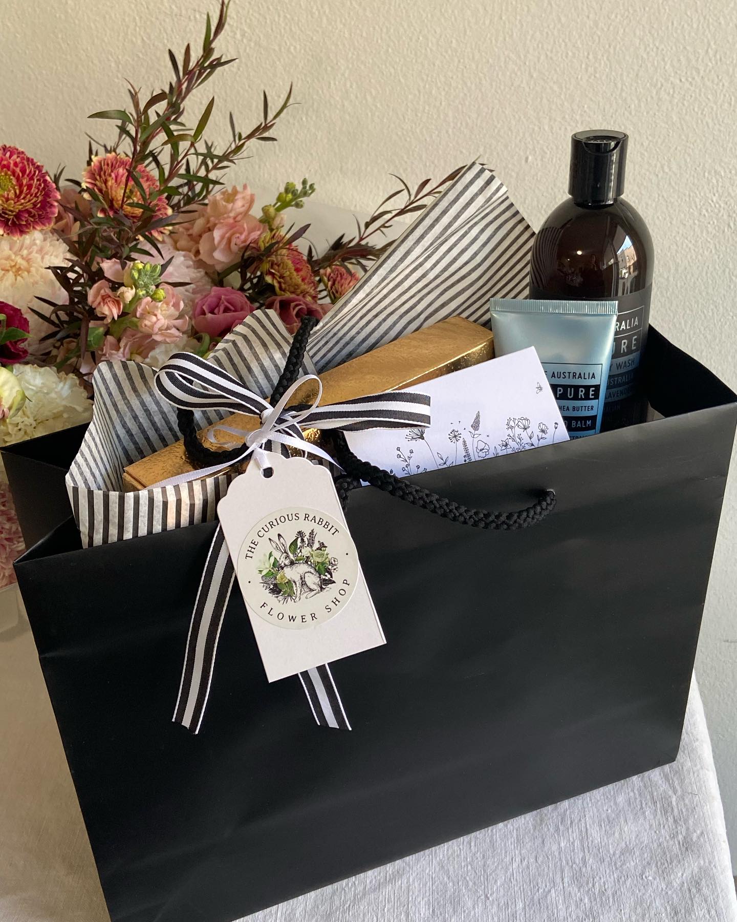 We are not just a Florist! We have a gorgeous range of gifts and hampers for every occasion available to be delivered to your door or to your friends and family. Also gifts can be purchased with or without flowers. It’s so convenient and easy! Order online today https://www.thecuriousrabbitflowershop.com.au #thecuriousrabbitflowershop #balmainflowersandgifts #onlinedeliverysydney #innerwestflorist #balmainflorist #drummoyneflorist #gladesvilleflorist #annandaleflorist #haberfieldflorist #rozelleflorist /#innerwestflorist #leichhardtflorist #sayitwithflowers #babygiftideas #newbabygift #lanecoveflorist