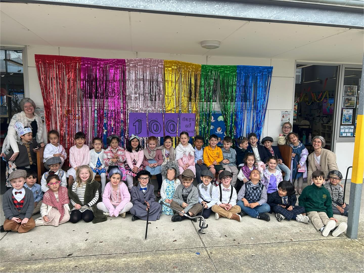 Celebrating our 100 Days of School in Prep 2025 🥳✨