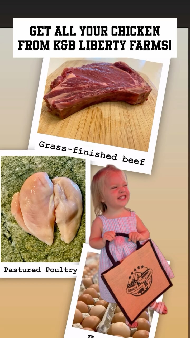 Get all your chicken from K&B Liberty Farms! Today and tomorrow all our legs and quarters are 20% off! Wear or bring your K&B swag and get an additional 10% off!!! #pastureraised #buylocal #corydon #smallfarm #indianagrown