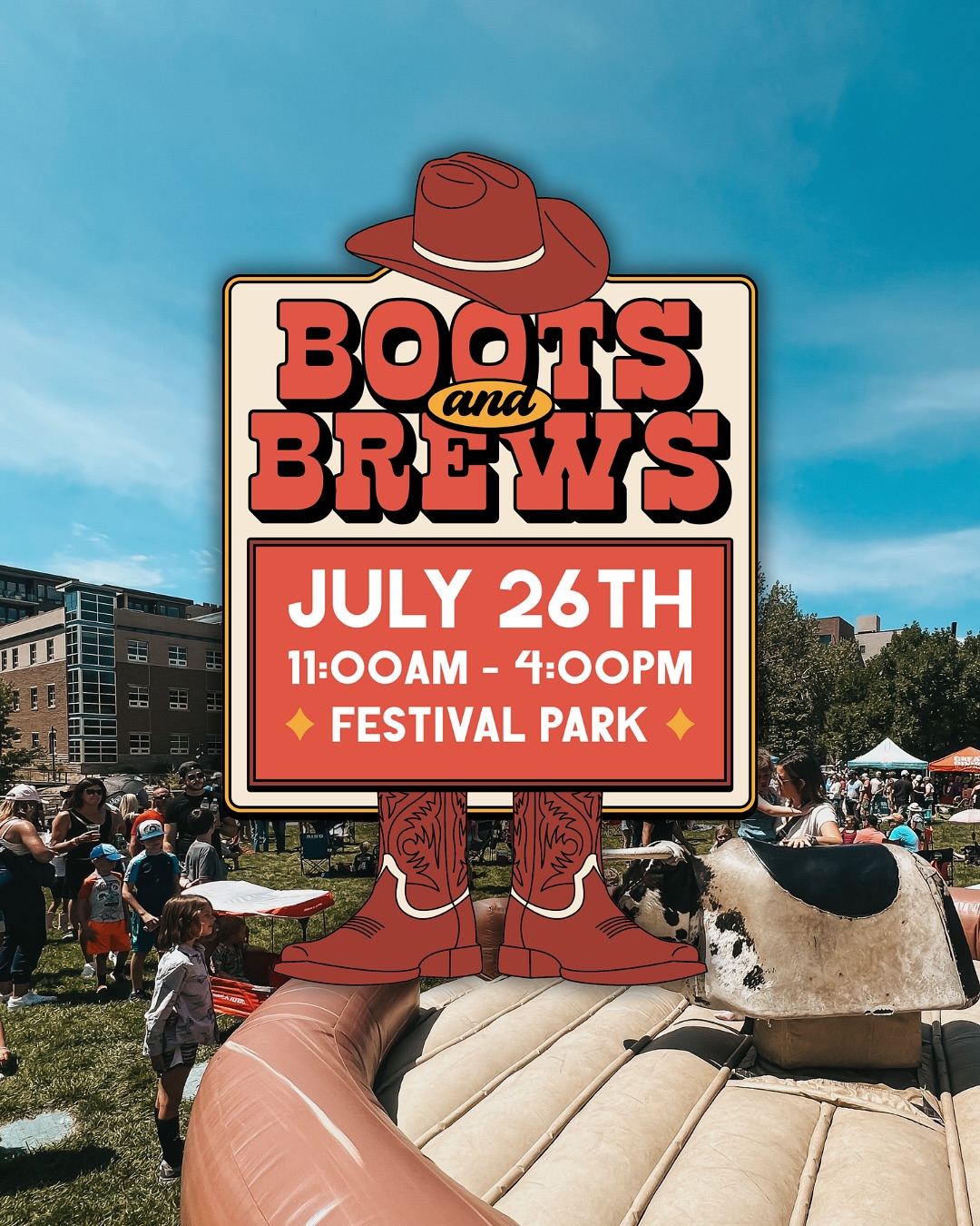 🤠 Kick up your boots, Castle Rock!
Start the day with the Douglas County Fair Parade at 9:30 AM, then keep the hometown spirit going at Boots & Brews in Festival Park! 🐂✨
🎶 Live country tunes to keep you dancing
🍻 Local brews & tasty bites
🤠 Mechanical bull rides & all-day fun
📅 Saturday, July 26 | After the parade, 11AM-4PM
Bring your crew, sip a cold one, and make some summer memories!
.
.
.
.
#downtowncastlerock #dtcr #douglascountyfairandrodeo #bootsandbrews #castlerockcolorado #castlerockco