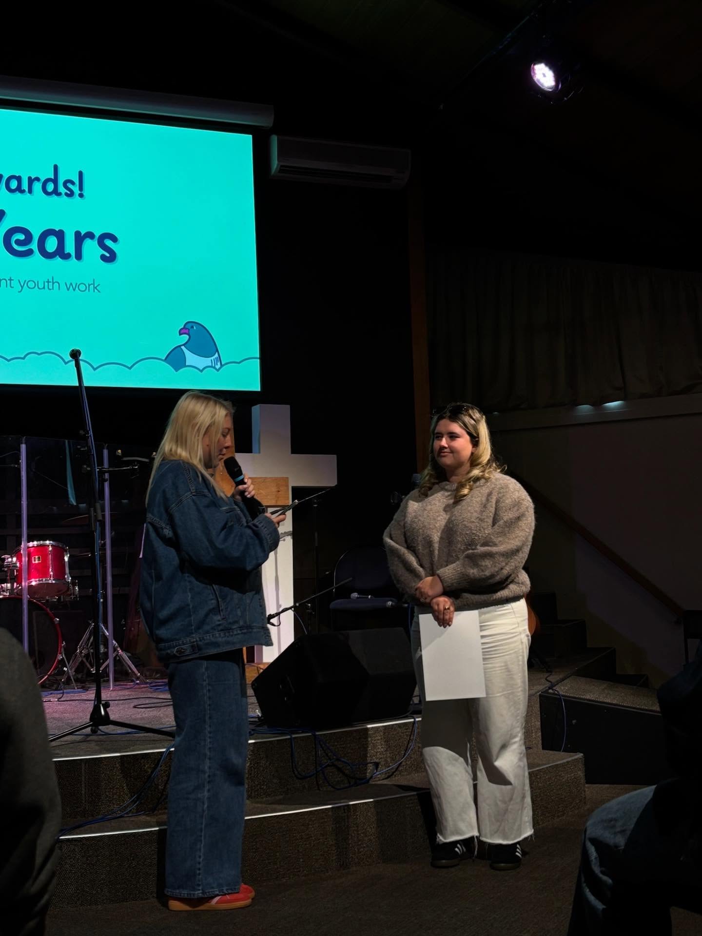 At 24-7 National Hui last term we had the opportunity to honour Hannah our Youth Work Team Leader! She has reached 5 years of youth work & this was presented by Kezia & Damo 🩵
We so appreciate all you do for the youth & children in our community!