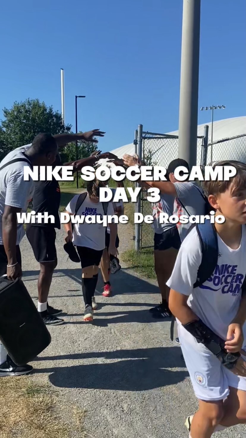🔥 Day 3 Highlights from DeRo’s Nike Soccer Camp! 🔥
From drills to water games, our campers showed heart, hustle & the Word of the Day: ADAPT 💪🏽💧⚽️
Shoutout to Jack C. & Isla for leading by example! 🏆
Catch the energy, skill, and fun in today’s recap 🎥👇
#DeRoFoundation #NikeSoccerCamp #Adaptability #FutureChampions #SoccerGoals #CampLife