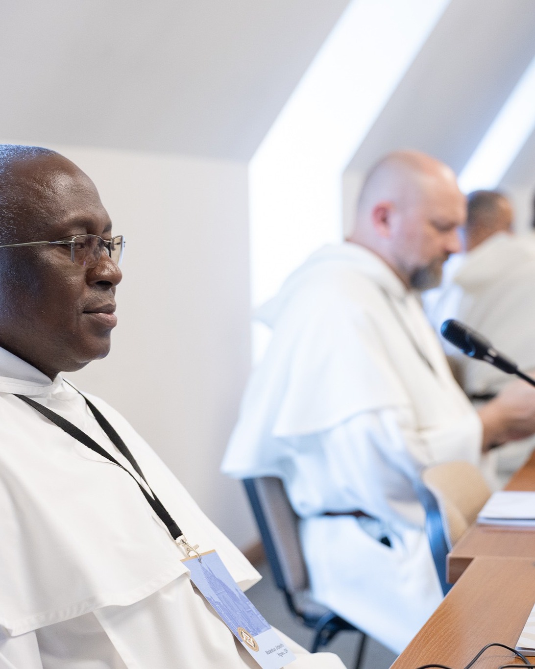 A member of the general chapter, provincial of St. Joseph the Worker, Nigeria and Ghana, prepare for the work of the Chapter which begins today.
Development and Mission Office USA