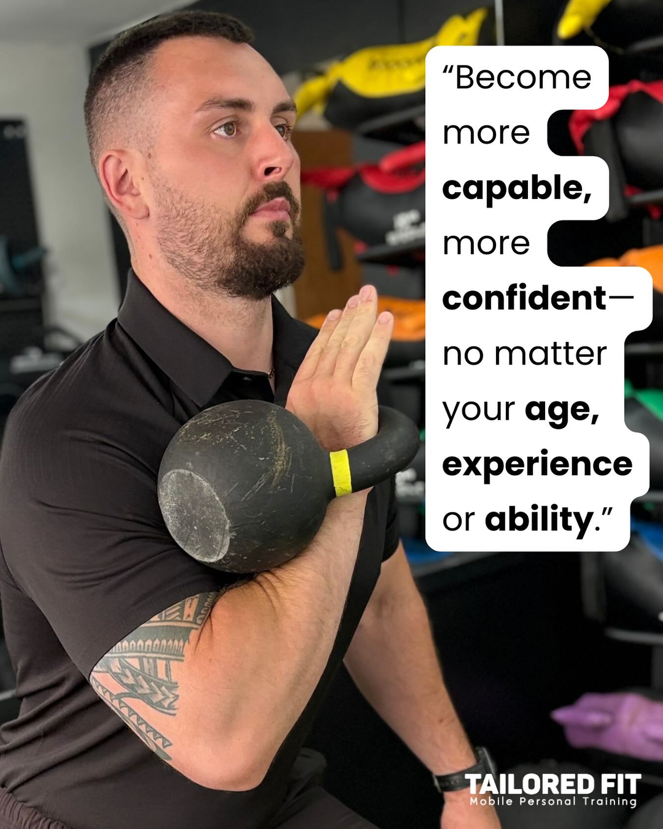 Strong. Stable. Capable. Every day.
Modern life limits how we move — and how we feel.
We sit more, stress more and move less.
But your body is built for more.
For movement. For strength. For freedom.
Feel more capable — starting right where you are.
No matter your age or ability, this is training that supports you.
#FunctionalFitness #TrainForLife #MoveBetterFeelBetter #EverydayStrength
#MobilityMatters #HolisticHealth #AllAgesAllAbilities #RealLifeFitness
#ConfidenceInMovement #FitnessThatFits #StrongerNotHarder #MobilePersonalTrainer
#HealthAtEveryAge #InjuryPrevention #FeelStrongMoveFree
