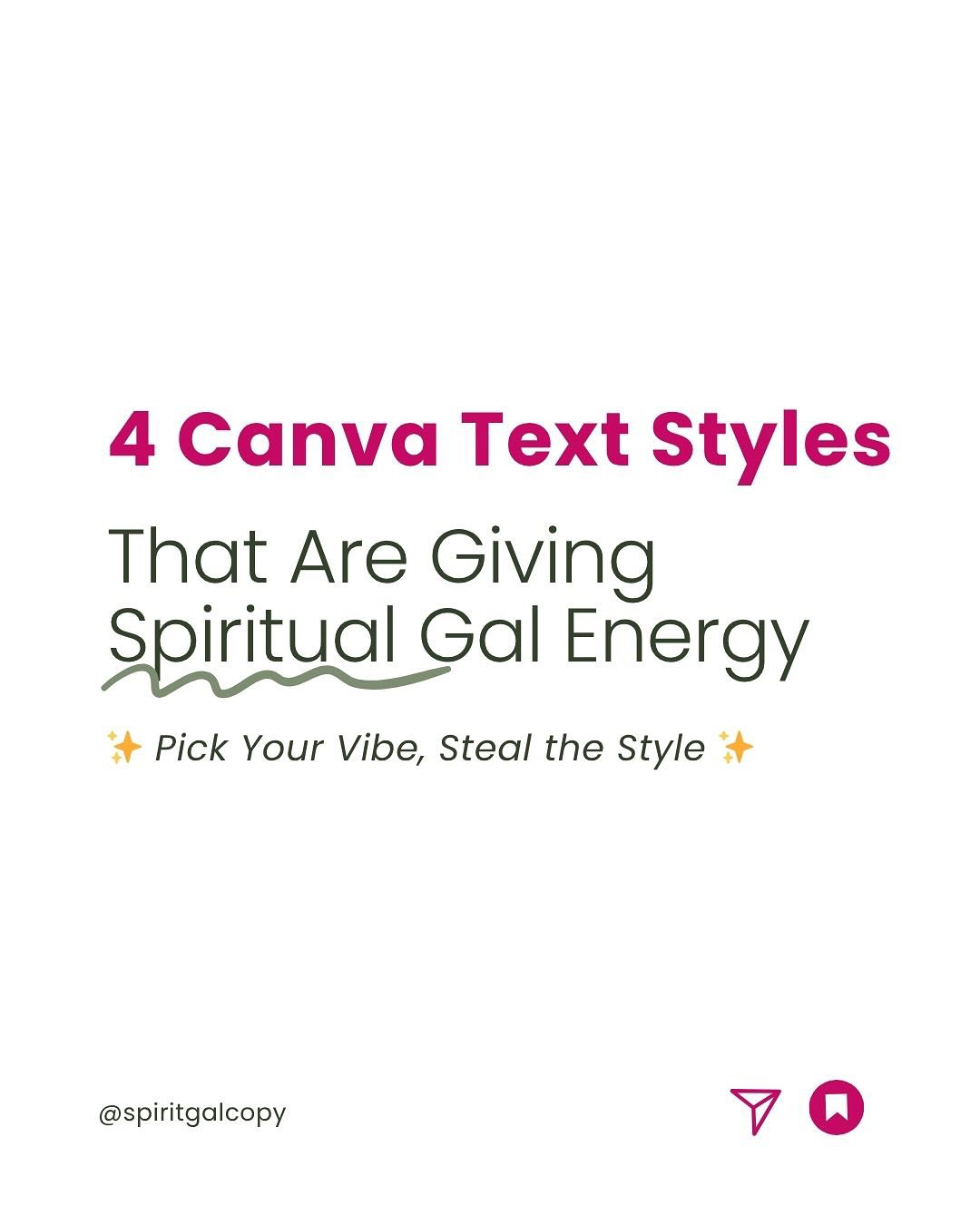 ✨ Struggling to make your brand feel like you?
Sometimes it’s not a full rebrand you need, it’s just the right font pairing that actually vibes with your energy.
📌 Save this for your next design session
💫And send this to your spiritual bestie who’s craving some creative inspo for her business!
