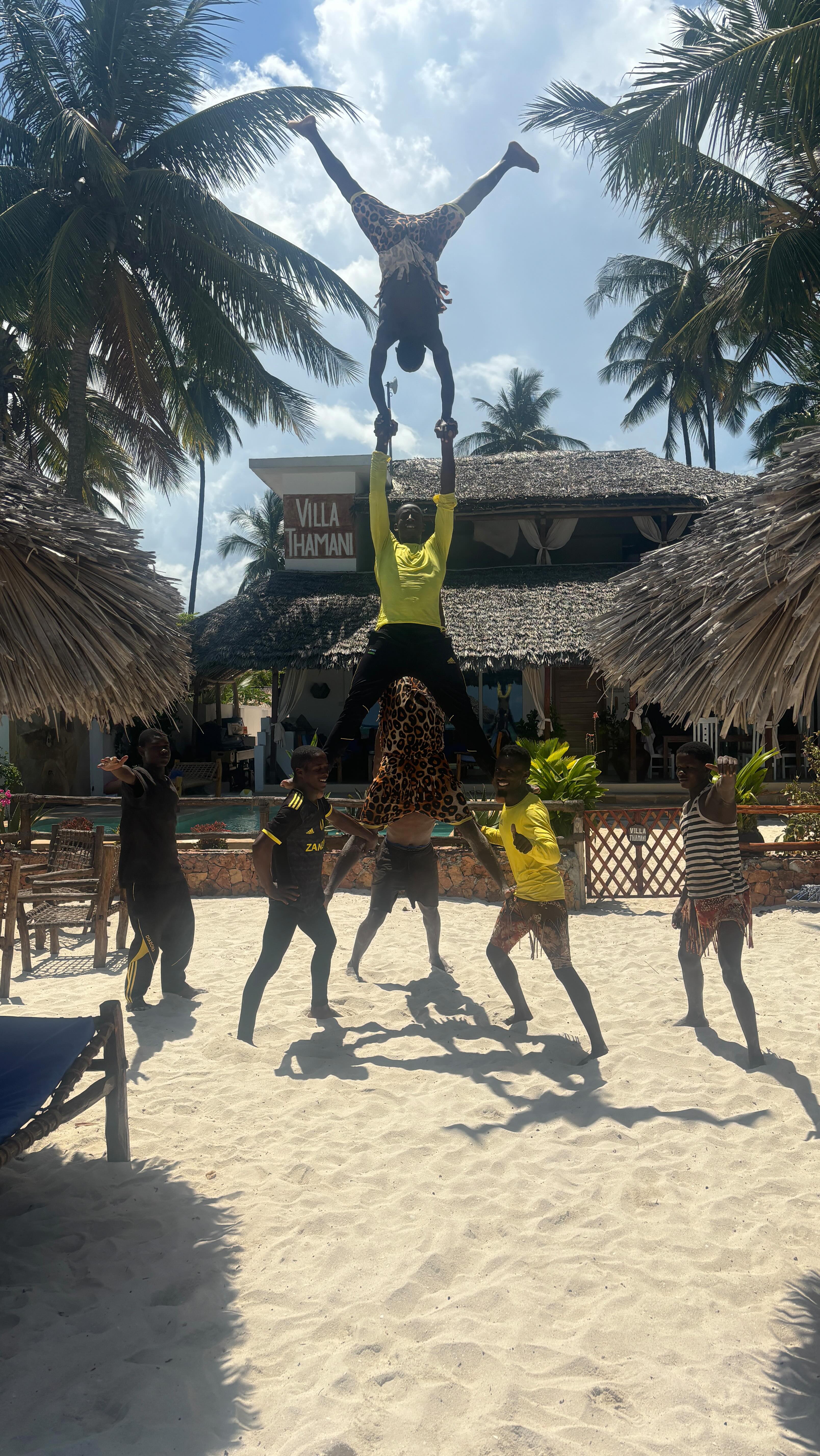 ✨Imagine this: you’ve just finished a delicious lunch prepared by your private chef… you step outside and bam – right there on the beach, a private acrobatic show. Just for you. Out of nowhere.
Because Villa Thamani is also this. 🌊💫
It’s relaxation, but also wonder. It’s everyday life turning into magic.
Here, every corner hides a surprise, and any moment can become unforgettable.
Yes, even acrobats showing up on the beach out of the blue.
📍Villa Thamani isn’t just a place – it’s an experience.
It’s the most incredible spot in all of Zanzibar.
🎥 Watch the reel and let yourself be enchanted.
#VillaThamani #ZanzibarExperience