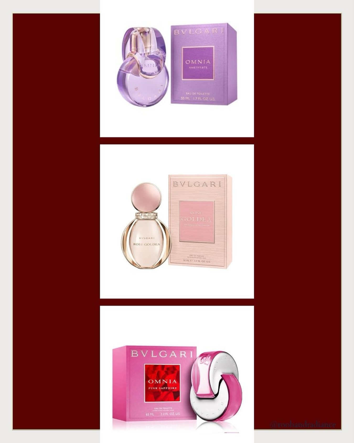 Bvlgari perfume collection is live! shop now ✨