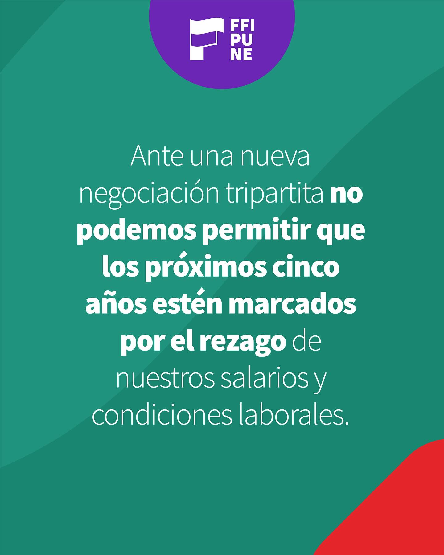 Las y los trabajadores de FFIPUNE somos imprescindibles.
#construyeFFIPUNE