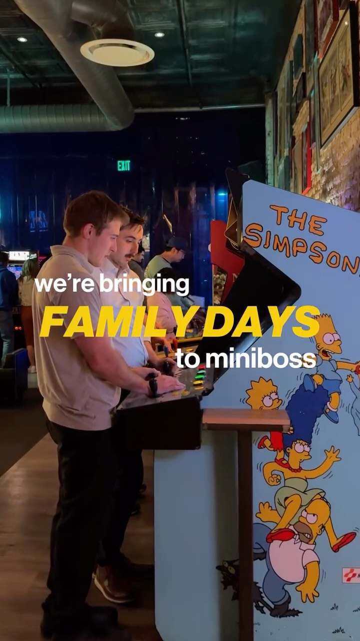 Family Day is officially a thing at Miniboss!
Level up your Sunday hangouts with a little friendly competition and a lot of laughs.
🕹 Every Sunday at Miniboss
Open all ages | 12pm–10pm
(P.S. Yes, button spamming is a valid strategy.)