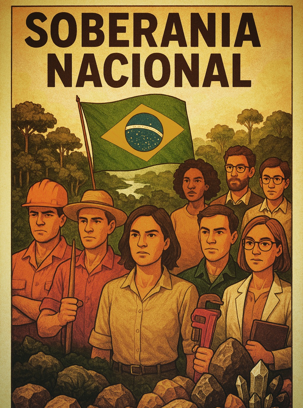 Soberania Nacional: o Brasil precisa ser dono de si!
Você já ouviu falar em soberania nacional?
É um conceito fundamental para entendermos o presente e o futuro do nosso país.
Soberania é o direito que o Brasil tem de tomar suas próprias decisões, proteger seu povo, suas riquezas e seu território — sem depender ou se submeter a interesses de outros países.
O Brasil não é qualquer nação. Somos uma das maiores economias do mundo, com um território imenso e riquíssimo. Nosso solo abriga recursos naturais estratégicos que despertam a cobiça de potências globais.
🌍 O mundo inteiro está de olho nas nossas riquezas:
🔋 Terras raras, essenciais para a produção de tecnologia de ponta — como celulares, carros elétricos e satélites.
🛢️ Petróleo do pré-sal, que representa uma das maiores reservas do mundo.
🌱 Biodiversidade amazônica, com potencial farmacêutico e biotecnológico.
💎 Minérios e água doce, cada vez mais valiosos num planeta em crise ambiental.
Mas de que adianta termos tudo isso se não formos nós, brasileiros, a decidir como esses recursos serão usados?
Defender a soberania é garantir que o Brasil use suas riquezas para melhorar a vida do seu povo — e não para enriquecer interesses estrangeiros.
🔹 Quem está decidindo o futuro do Brasil?
🔹 Estamos protegendo nossa soberania ou entregando nossas riquezas?
🔹 O que significa ser independente de verdade?
Soberania não é só um conceito, é uma atitude.
É querer um Brasil forte, justo, respeitado e livre.
#SoberaniaNacional #TerrasRaras #RiquezasDoBrasil #JuventudePeloBrasil #BrasilParaOsBrasileiros