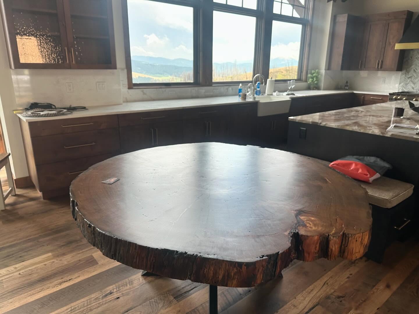 Really happy about this 1400 year old round! Looks great in the space!