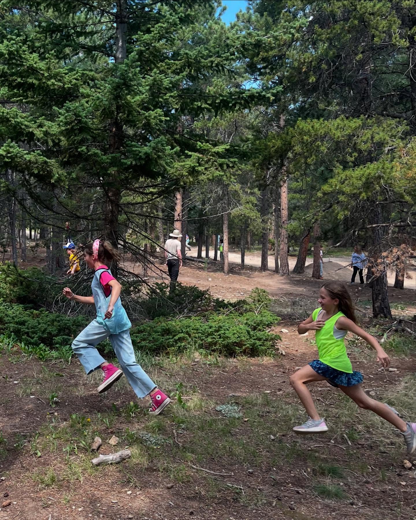 Every Friday the whole camp plays capture the flag over near the mountain board course. It is an activity the campers and staff wait all week to do!
