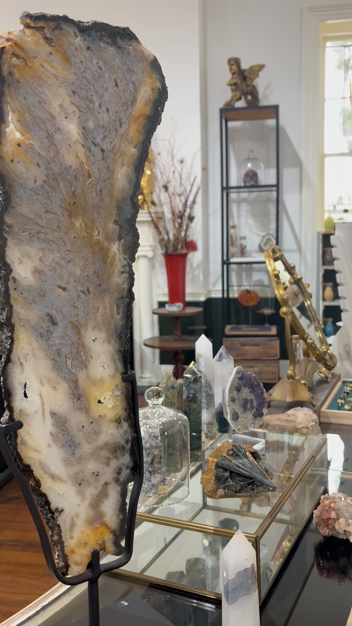 Crystals, curiosities, and a little magic. 🌙🖤 Come dream with us!
#goldenmoongallery #shopsmall #supportlocal #sanmateo #handmade #oneofakind #nature #crystals #artists #supporthandmade