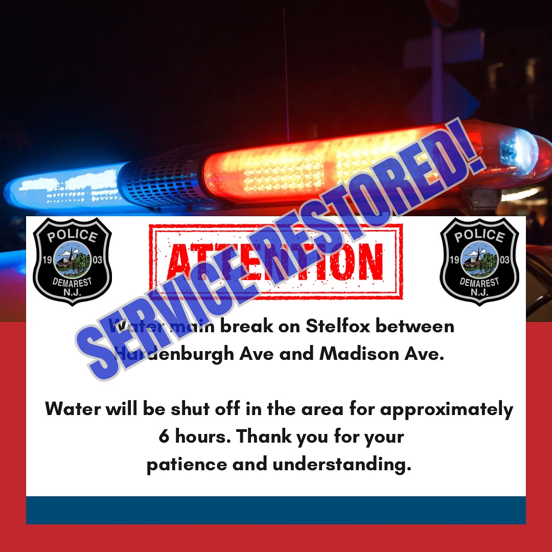 Service has been restored in the area.
Thank you again for your patience!