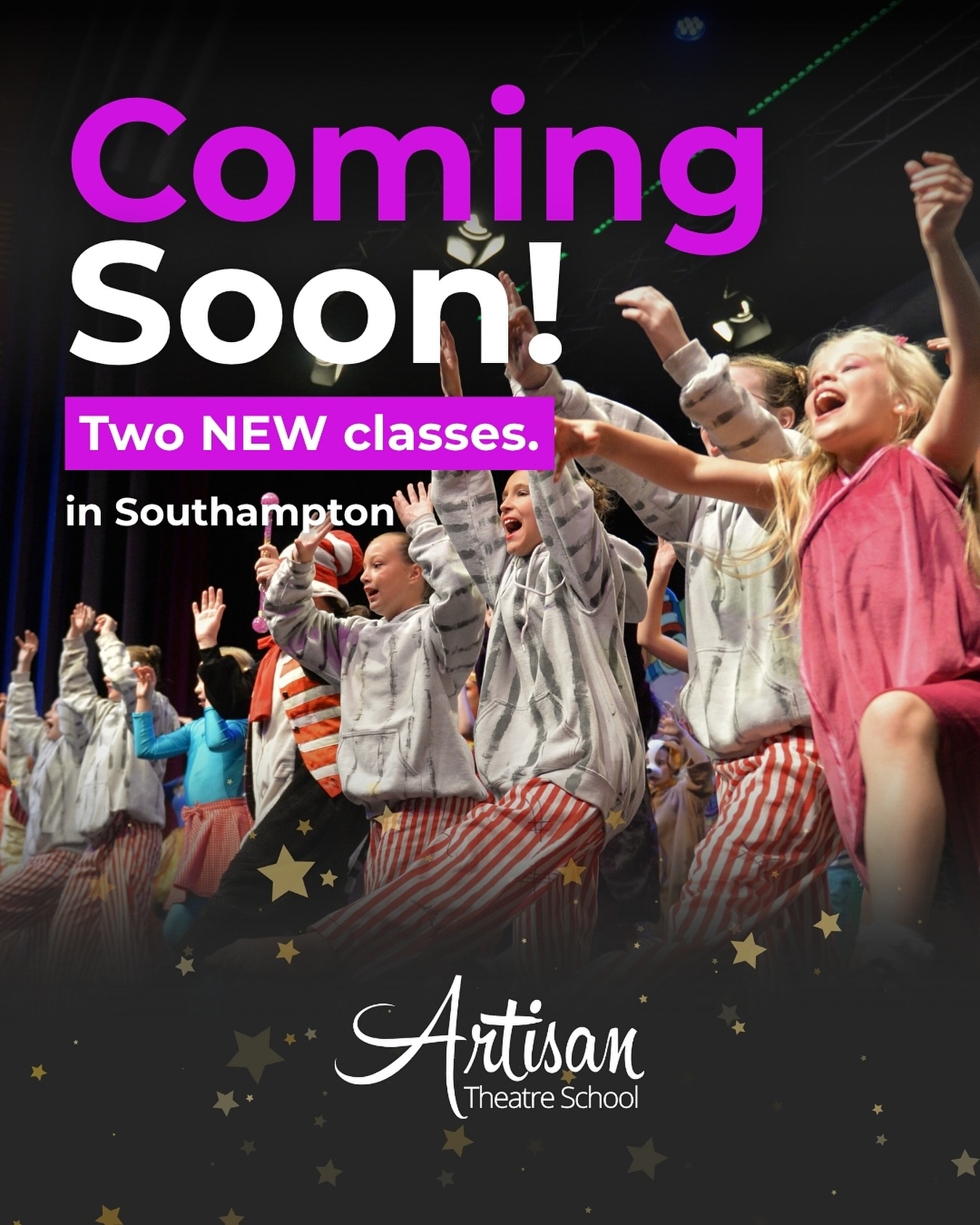 🎉 COMING SOON 🎉
Two BRAND NEW classes are landing at Artisan Theatre School – and they’re EXCLUSIVE to Southampton! 💥
We’re keeping the details under wraps (for now 😉)… but trust us, you won’t want to miss this.
🔥 Who’s ready to join the fun?! Drop a 🙋♀️🙋♂️ in the comments if you’re in!
#ArtisanTheatreSchool #SouthamptonClasses #NewLaunch #ComingSoon #DanceLife #PerformWithPassion