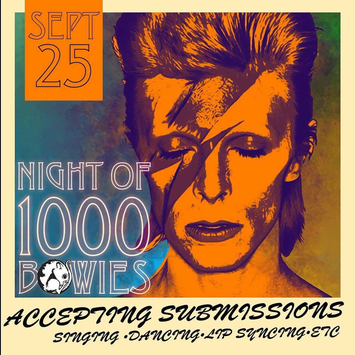 Night of 1000 Bowies, call for performers!! Are you a performer with a passion for David Bowie? We’re looking for singers, dancers, lip sync artists, and other creative individuals to participate in this unforgettable tribute. If you’re interested in performing DM us or email info@dormousetheatre.com.
About The Event:
Get ready to dive into a night dedicated to the legendary David Bowie. This immersive experience will showcase the Singer/Songwriter/Actor’s incredible career through a diverse range of performances, including captivating singing, energetic lip syncs, and other creative expressions. It’s going to be a dazzling labyrinth of unforgettable acts, paying homage to Bowie’s iconic persona and groundbreaking music.
Audience members are encouraged to fully embrace the spirit of the evening by dressing up and interpreting their favorite era of David Bowie’s ever-evolving style. Whether you’re channeling Ziggy Stardust, the Thin White Duke, or any other of his legendary looks, come prepared to showcase your love for this musical chameleon.
For those who choose to dress up, there’s a chance to win big! Enter our costume contest and strut your stuff for a chance to win an exciting prize and earn local recognition as a true Bowie aficionado.
#livemusic #davidbowie #kalamazoo #allagesallracesallgenders #dormousetheatre