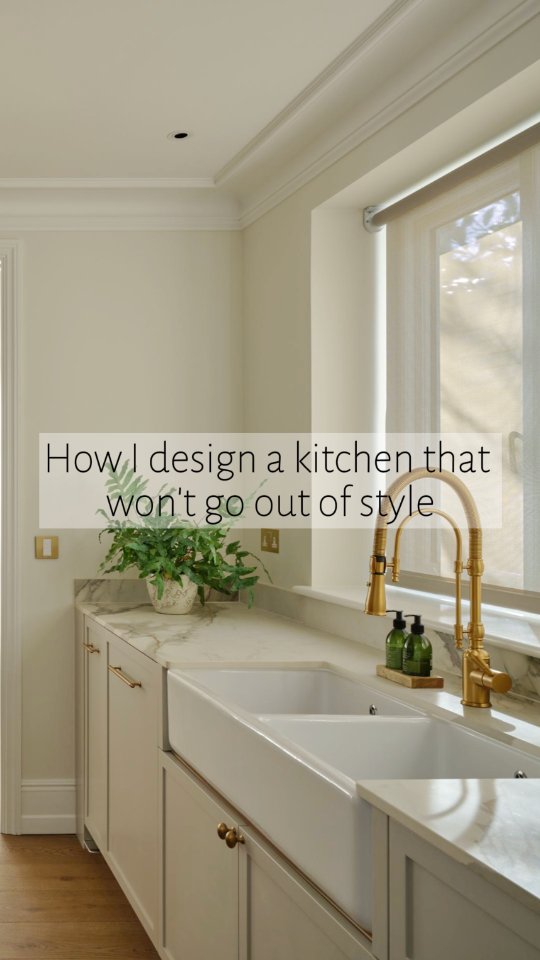 🧑🏻🍳 Timeless Kitchen Design! Here are my top tips!
🪨 Use natural materials that you can refinish again and again.
🎨 Make sure your palette allows you to update your interior with colourful accessories.
🫴🏻 Invest in what you use every day! Ironmongery is so important and you will love using them.
🌱 On top of feeling great, timeless design is also sustainable! 🌱
🌍 The longer it lasts, the longer it stays out of landfill. 🌎
What's the one thing in your kitchen, you want to last forever? Let me know below!
#interiordesign #kitchendesign #designtips