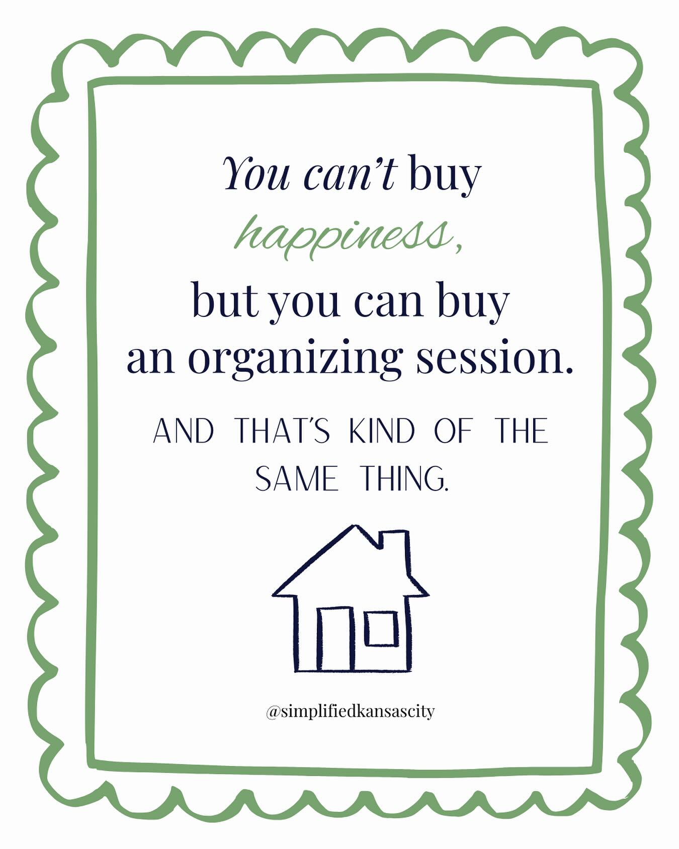 Can you put a price on happiness? Technically no…
But a beautifully organized home? That’s pretty close. 😉✨
Book an organizing session — your future self (and your sanity) will thank you. Contact Simplified KC and let us help!
.
.
.
#SimplifiedKC #ProfessionalOrganizer #ClutterFreeFeelsBetter #kansascityorganizer #leawoodorganizer