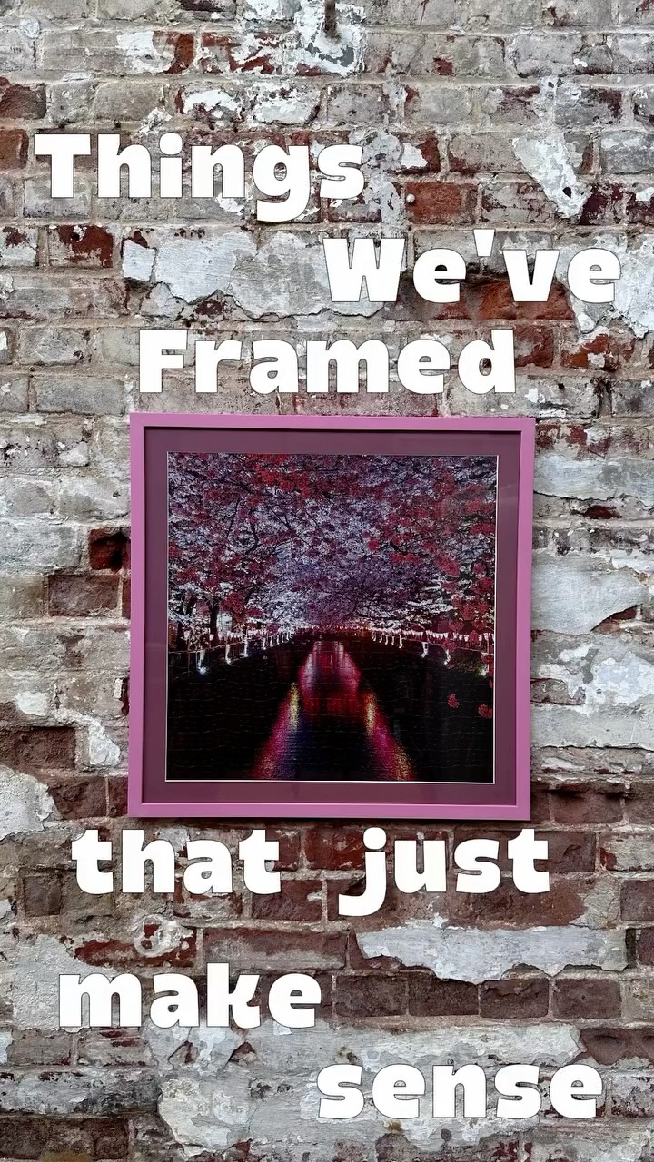 Episode 2 of ‘things we’ve framed that just make sense’
Framing your puzzles is a great way to turn them into stunning display pieces and a way to remember the time spent building them from individual pieces into masterpieces!
#norwichframingcentre #pictureframing #norwich #norwichcity #norwichlife #norwichbusiness
