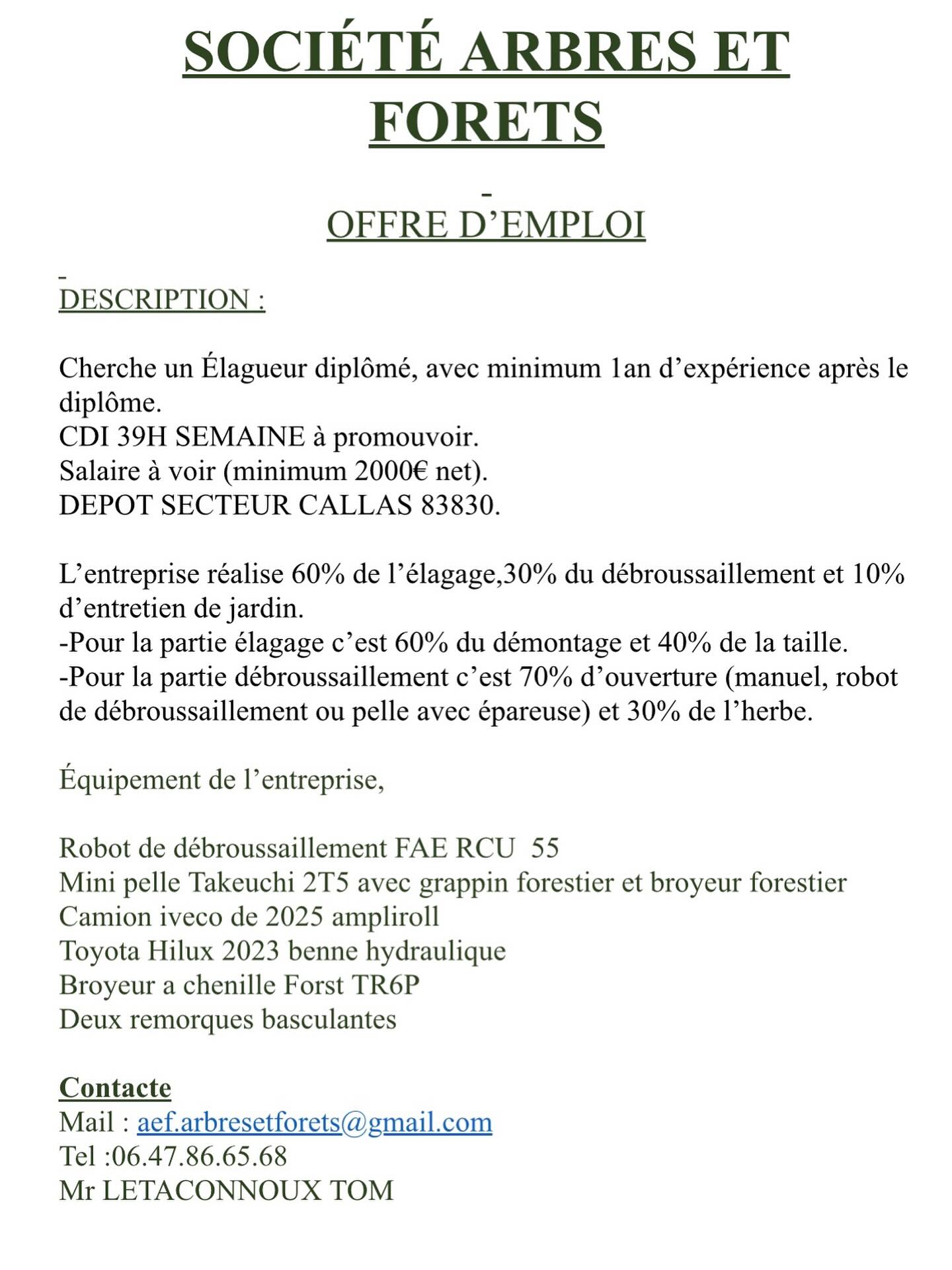 POSTE D’ÉLAGUEUR À PROMOUVOIR !!!
#elagueur #elagueurgrimpeur #arboriste #treeworker #treeclimbing #treecutting