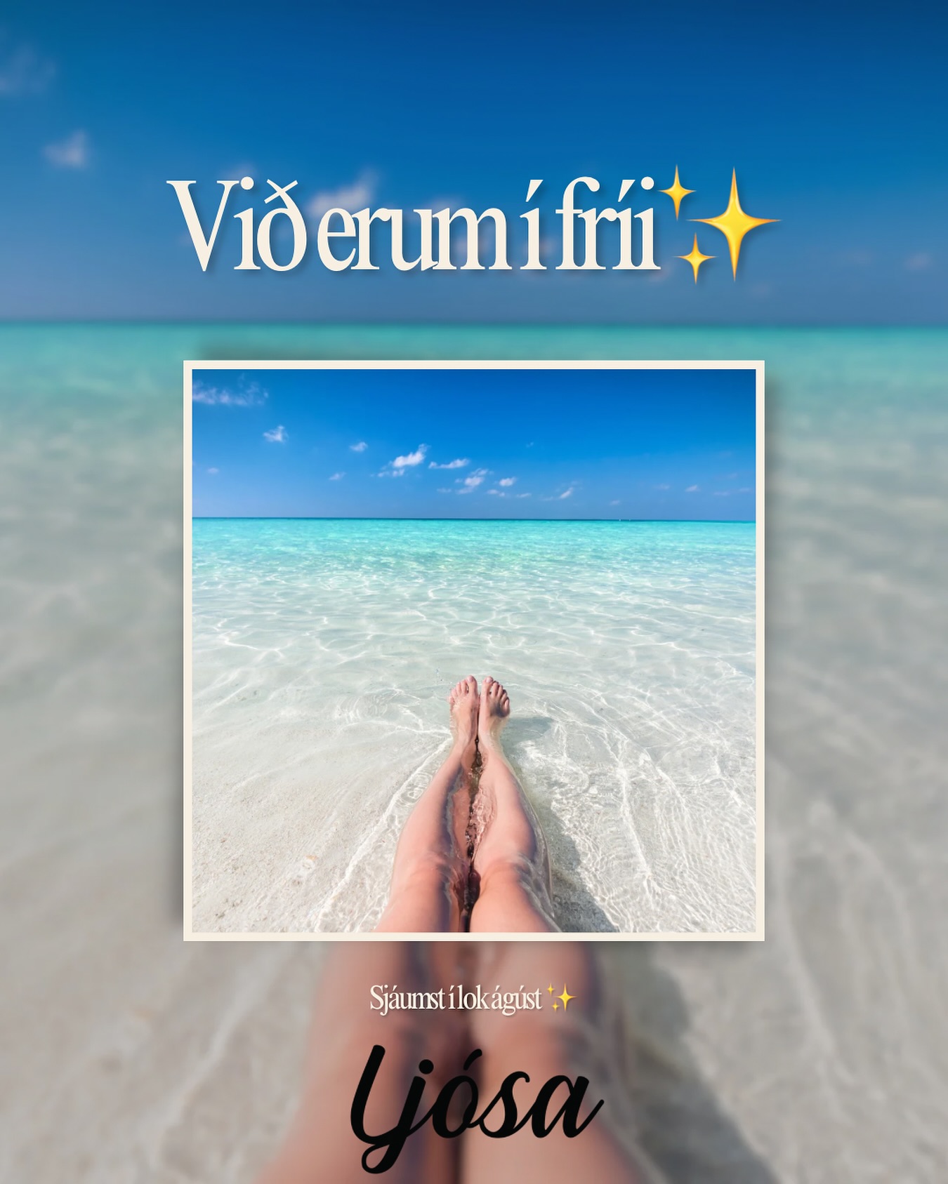 Ég er farin í frí í sónarnum fram í ágúst 🙋🏻♀️☀️
Ég gæti verið lengur að svara tölvupóstum en venjulega 🥳
Hlakka til að koma endurnærð til baka 😊