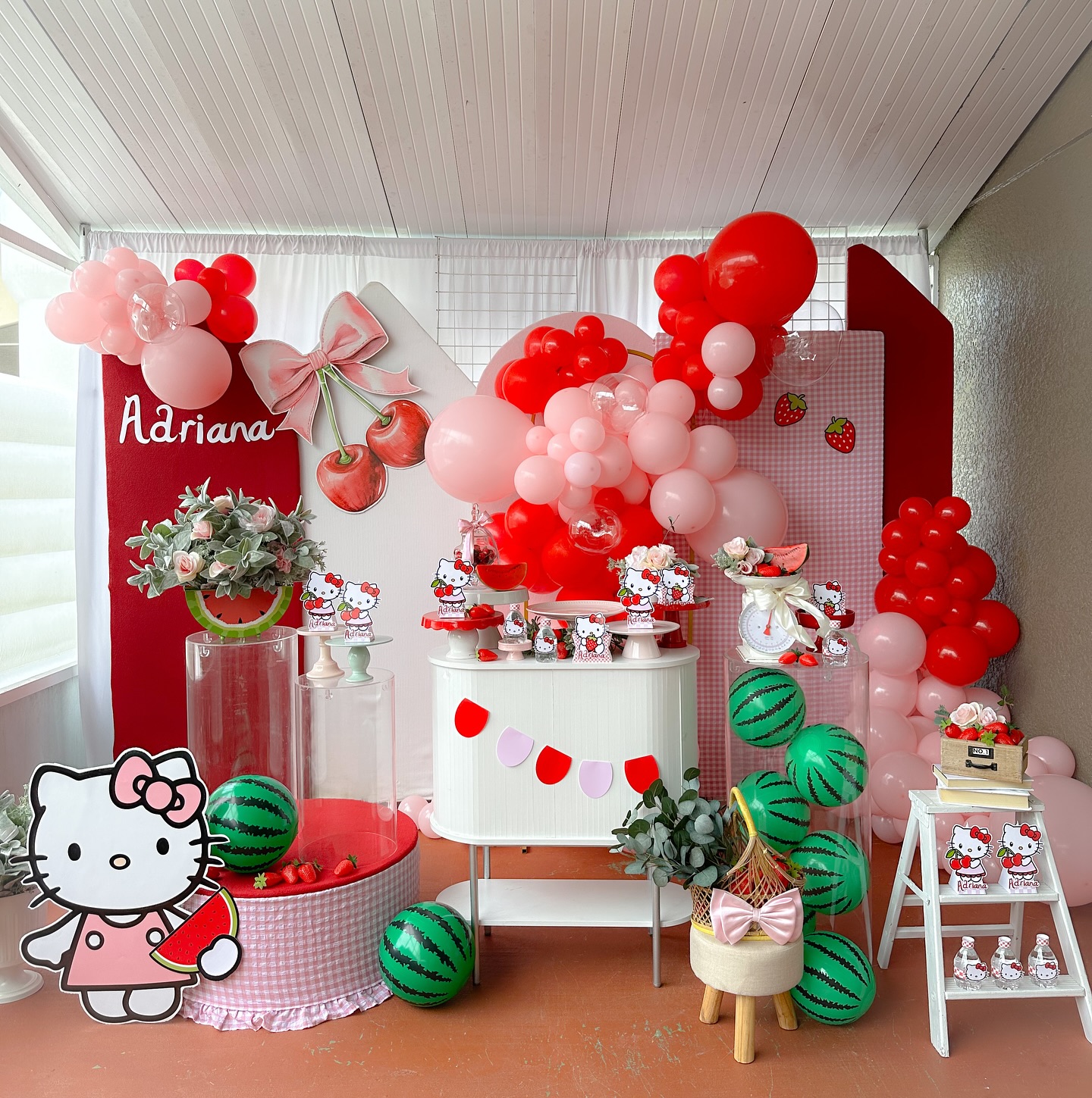 A cute Hello Kitty decoration ❤️🍓
