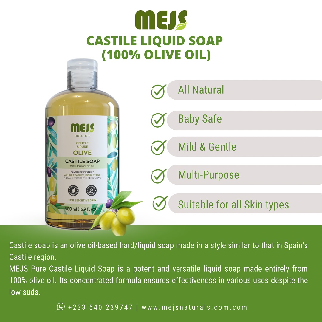 Available 🧼 .
- 💯 plant based liquid soap
- Mildly cleanses, thus less lather
P.S.: For more lather kindly try the one with coconut & Baobab oil 🙂
Type: Unscented
Sizes: 250ml, 500ml & 1L( Refill)
Website: www.mejsnaturals.com
📍: North Kaneshie Swanlake CPP junction.
📱/WhatsApp: 0540239747
#soapmaker, #beauty, #vegan, #smallbusiness, #handmadesoaps, #oliveoilskincare, #handcrafted #naturalsoap #plantbasedsoap #castileliquidsoap #castilesoap #mejs #mejsnaturals #accraghana🇬🇭