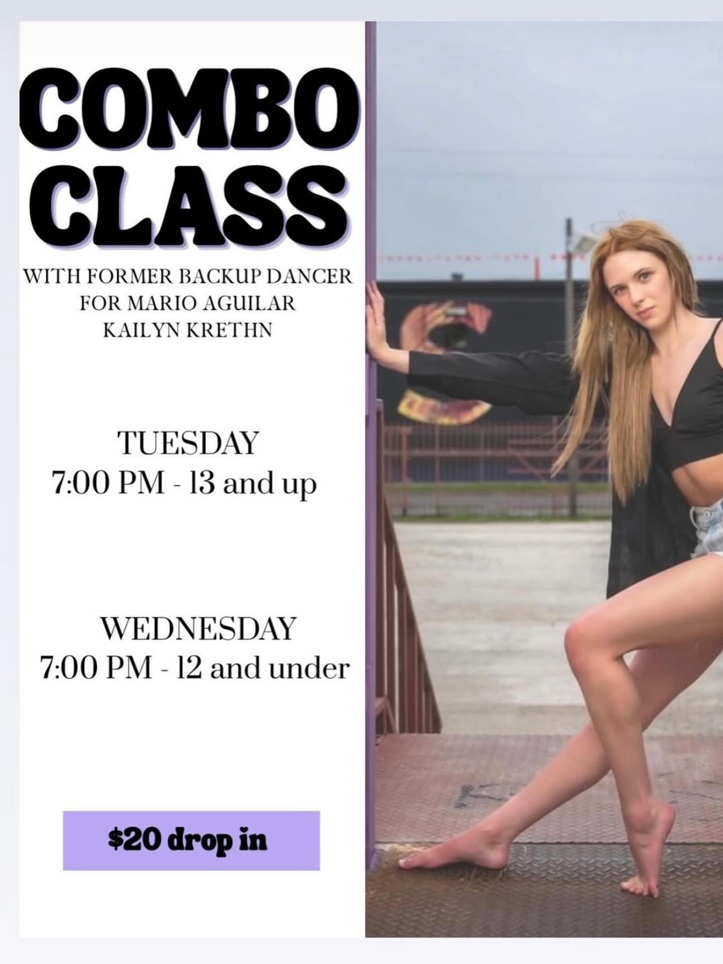 Great class time with our Guest Teacher Kailyn. ❤️🖤 @kailynk.dances