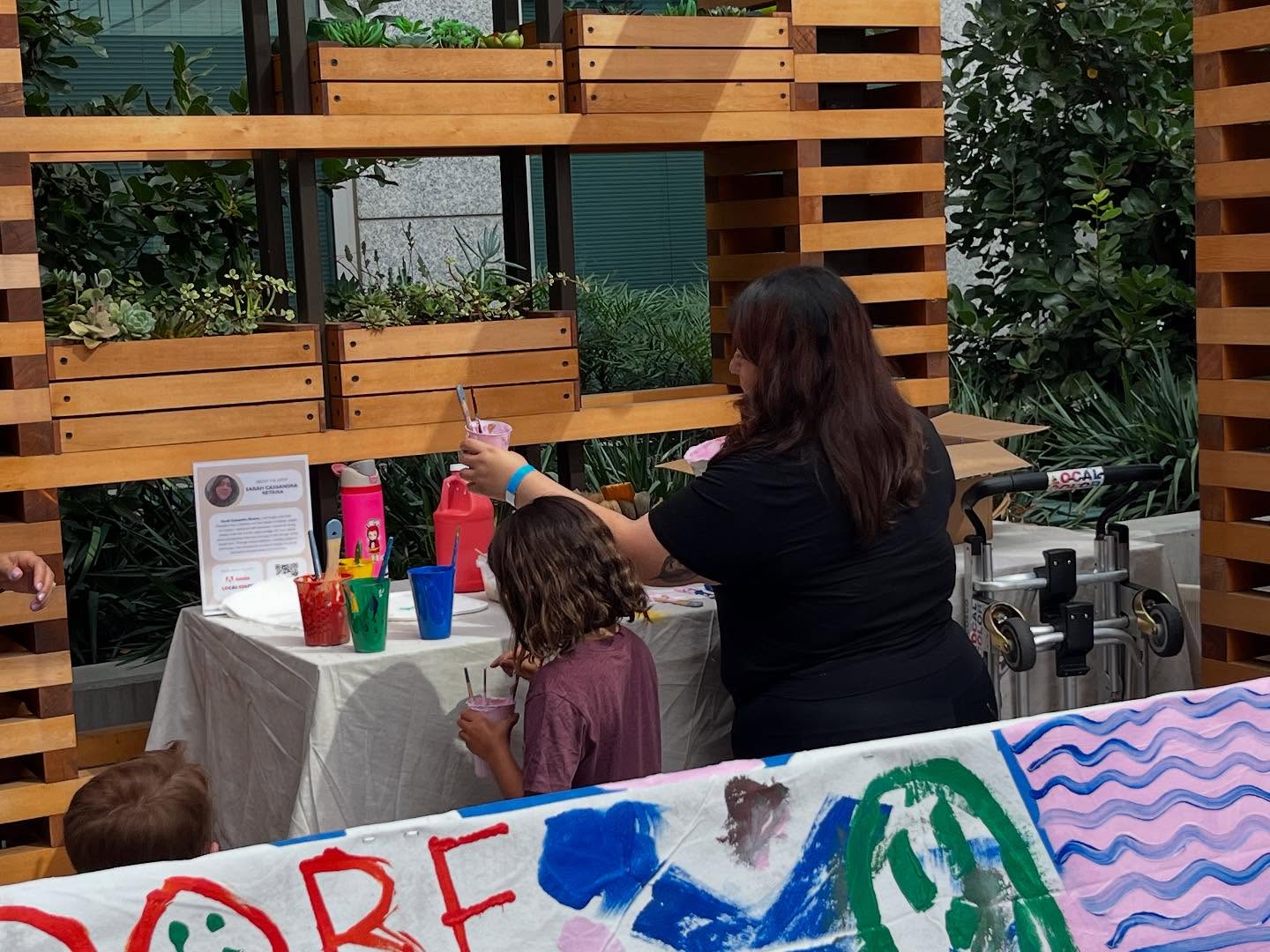 A Day at Adobe! So much fun 👩🏽🎨luckily my assistant aka my sister who’s a photographer @rosaryg1 took pictures of the day! Went by so fast, all the kids loved it and it was so cool so see little ones getting creative ☺️🎨
Such a positive experience
Thank you @localcolorsj @adobe 🫶🏽
#art #adobe #livepainting #adobefieldtrip #localcolorsj #artist #sanjose