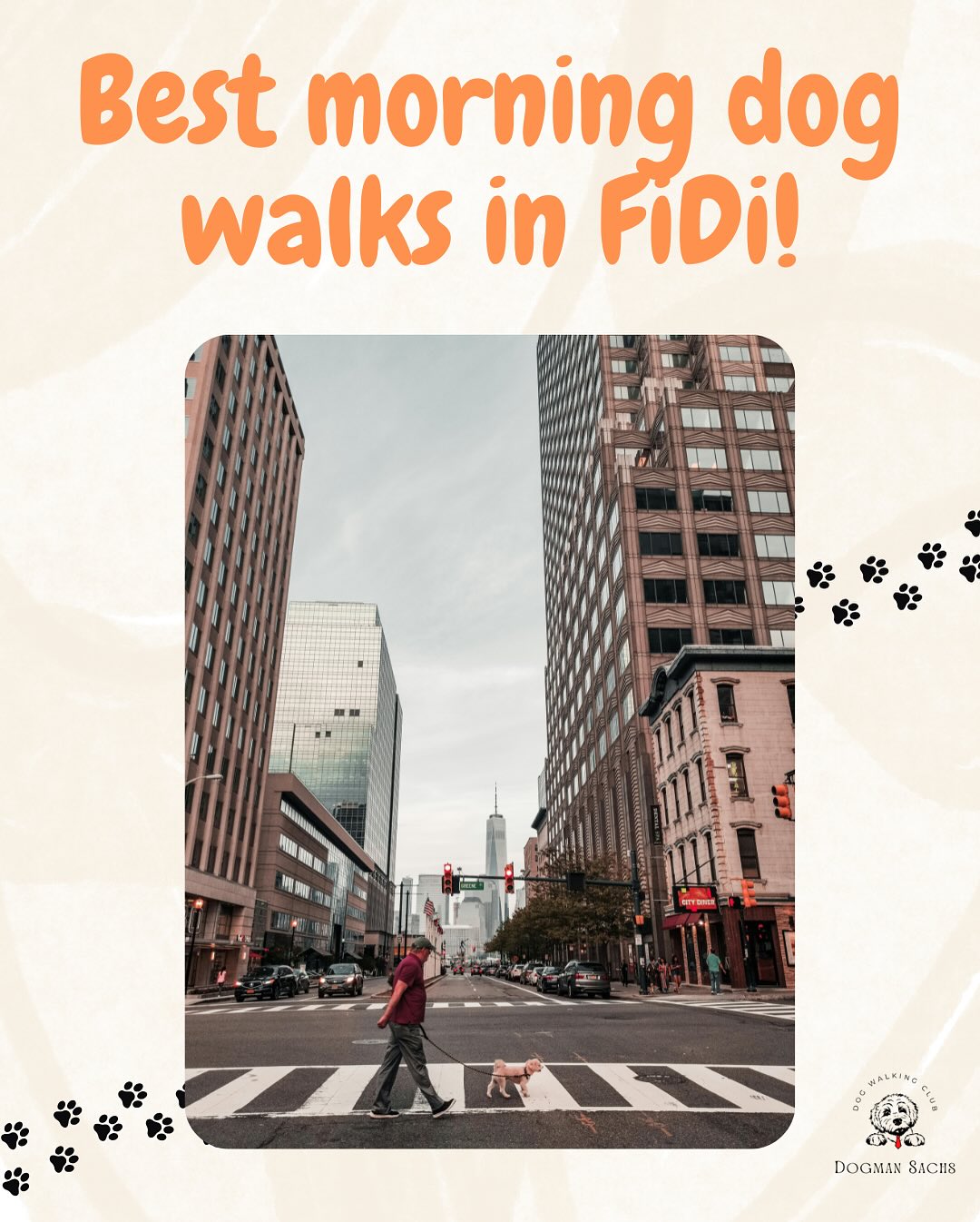 Need a peaceful morning walk before the chaos? 🐾
Here are our top 3 FiDi spots for a calm stroll with your pup:
1️⃣ Battery Park Esplanade – breezy, perfect for a stroll
2️⃣ Pier 17 – bridge & water views, lots of space
3️⃣ South Street Seaport – quiet mornings + coffee nearby
What are your favorite morning walking spots?
#FiDiDogs #DogmanSachs #NYCDogLife #NYCDogs #DowntownNYC #PupParentLife #DogsofNYC #dogwalking #theseaport