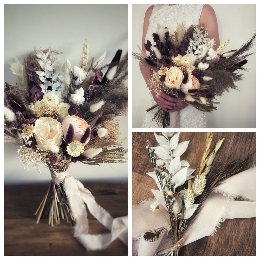 Dreamy bridal bouquet❤️
Check out my website if you want to know more about the bespoke dried flower wedding flowers I arrange 😊
#bespokeweddingflowers
#bohowedding
#bohobride
#driedflowerwedding