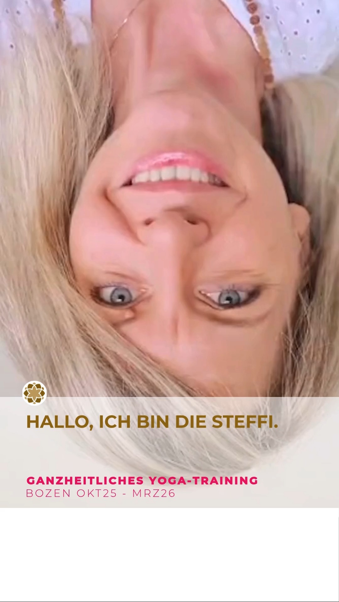 ✨ be your light ✨
200Std YOGA TRAINING
Grundausbildung Yogalehrer/in
Okt25-März26
Bozen / Goldrain
Bewirb dich jetzt 💜
mehr Infos auf der Webseite (link in bio)