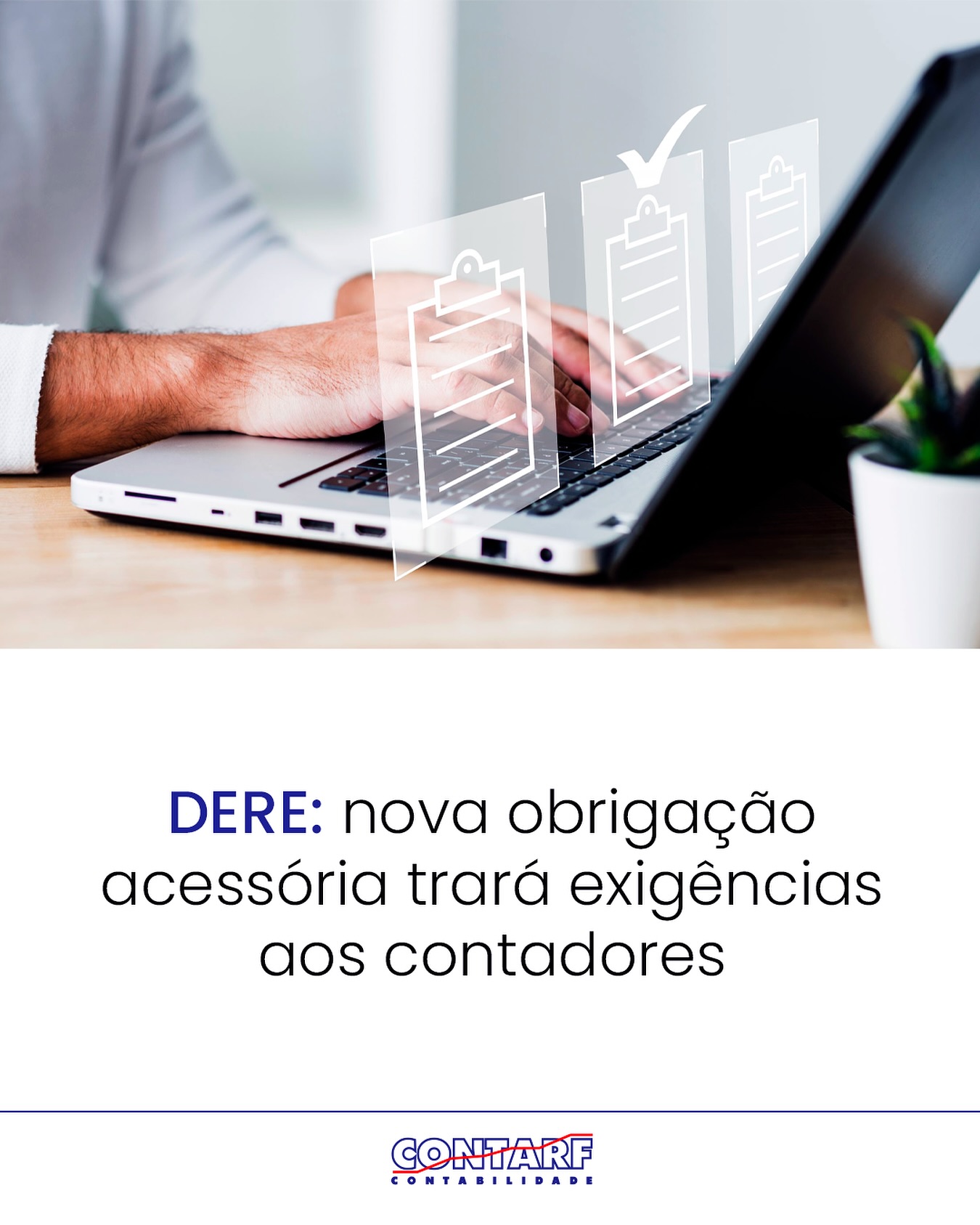 DERE chegando em 2026: atenção, contadores!
A nova Obrigação Acessória — Declaração Eletrônica de Regimes Específicos — exigirá envio padronizado de dados do IBS/CBS para regimes diferenciados. Prepare o ERP, revise rotinas, capacite a equipe e acompanhe a regulamentação de perto. Organização será essencial para garantir conformidade e evitar autuações!
Fonte: taxpratico
Para mais informações, entre em contato com a nossa equipe:
📍 Torre Empresarial Iguatemi, salas 211, 212 e 213
📱 (85) 98849-3368 | 📱 (85) 99933-0017 (WhatsApp)
📞 (85) 3278-3343 | (85) 3104-1669
#contarfcontabilidade #contador #contabilidade #DERE #ReformaTributária #ObrigaçãoAcessória #IBS #CBS #Contadores #GestãoFiscal
