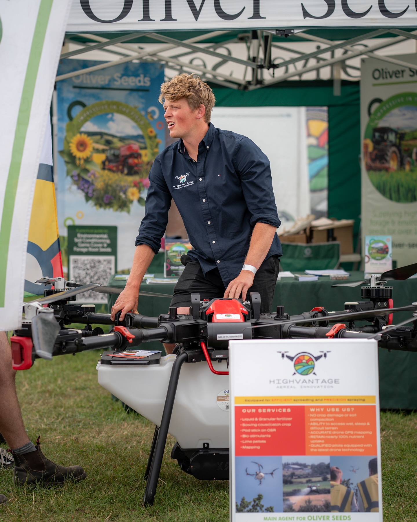 A great few days at the @royal_welsh_show wrapped up! It was a real pleasure working alongside a brilliant bunch of people — and there were plenty of good laughs along the way too.
Huge thanks to everyone who stopped by for a chat. It was great to connect with new and old faces, share ideas, and soak up the atmosphere at such a fantastic event. 🐄🌾🚁
#highvantage #highvantageuk #xag #spraydrones