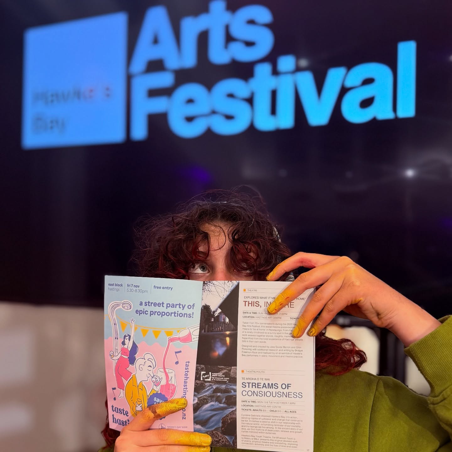 Hawkes Bay Arts Festival has launched! Alongside a jam packed programme of national and international acts is HaBYT’s Senior Company’s devised piece, Streams of Consciousness: te aroha o te wai, playing on Monday 13 and Tuesday 14 October next at Hastings Community Arts Centre.
Streams of Consciousness: te aroha o te wai.
“A state of change
In which she no longer recognises herself reflected in the world
A changing state
The only eternal kind
And the formation of a new one.”
Cyclone Gabrielle in 2023 shocked Hawke’s Bay into action, sending ripples of upheaval and change with which the community is still
grappling. It signalled a seismic shift in our relationship with the natural world, a reminder of our own mortality, and a humbling of the
way in which we perceive the natural taonga surrounding the daily life of the community. In the ancient story of our rivers, our awa, we find
the cyclical rhythms of expansion and contraction, and the often violent catalysts of massive destruction, renewal, and growth. If we’re paying close attention, we even find these rhythms within ourselves.
Hawke’s Bay Youth Theatre, Toi Whakaari Taiohi o te Matau-a-Maui, is delighted to share this original devised work of poetry, physical
theatre, and storytelling that examines the lives of a constellation of characters as they grapple with adversity and relationship, all braided
into the flow of time and water.
The origins of this work was begun in collaboration with Unity Theatre in Liverpool, with generous funding from British Council, in early 2025.
Tickets go on sale 31 July.