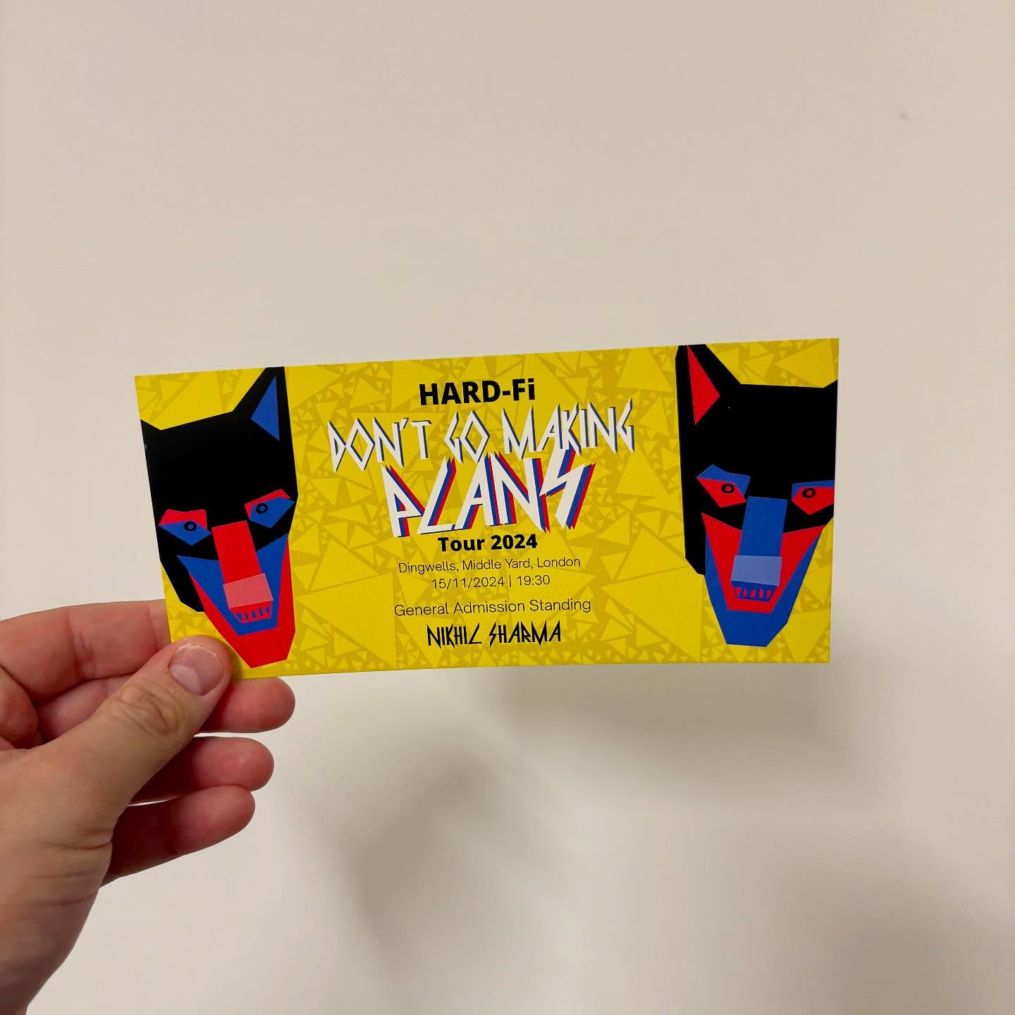 ๐ถ Hard FI - Donโt go making plans tour