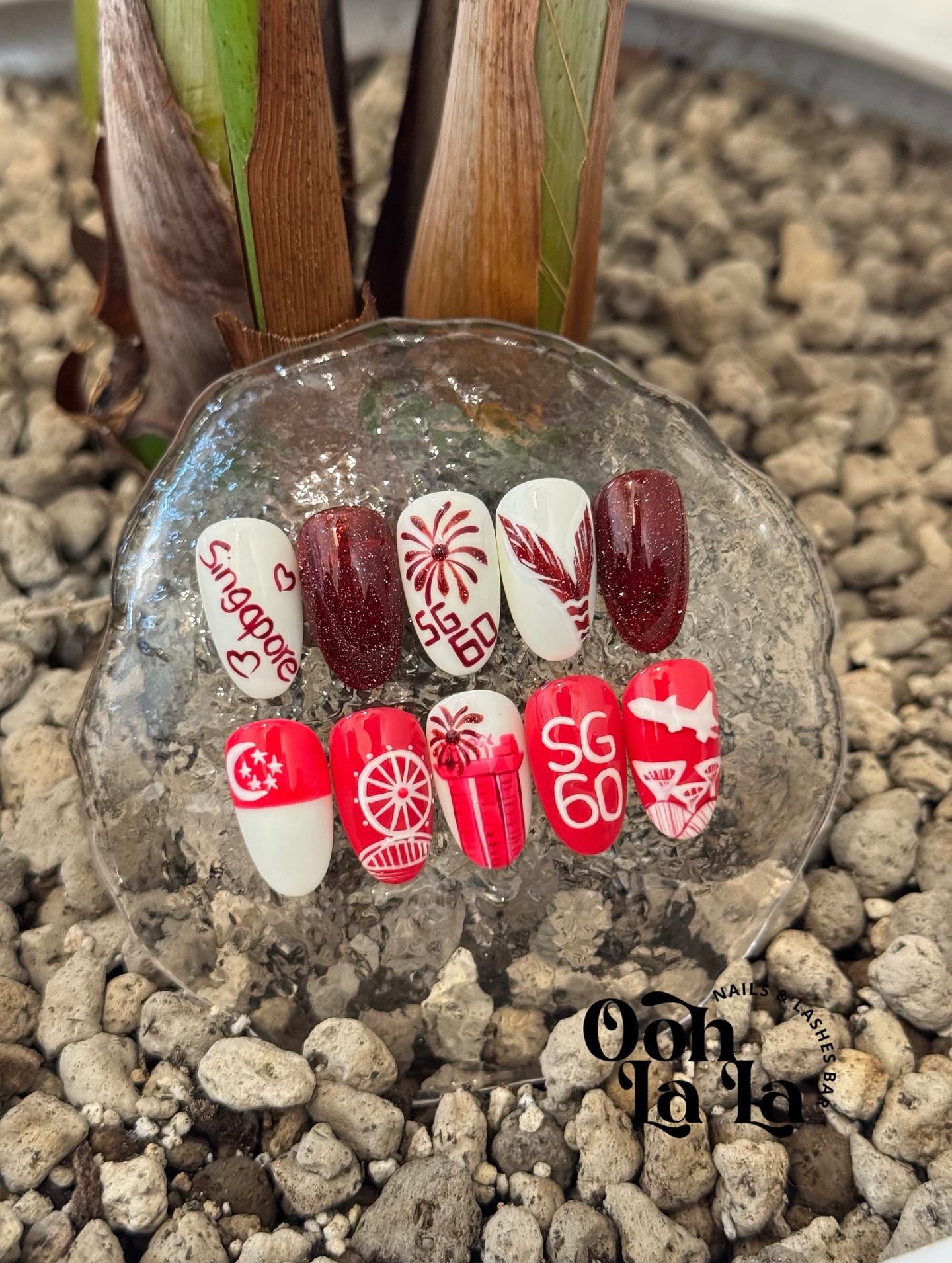 🇸🇬✨ Celebrate Singapore’s 60th Birthday in Style! ✨🇸🇬
Get your nails National Day-ready with our stunning SG-themed nail art — perfect for showing off your patriotism with flair! 💅❤️
📣 From 26 July – 11 August, enjoy our 60th National Day Specials at Ooh La La Nails & Lashes Bar!
🎉 First-time clients, quote “SG60” to enjoy sweet pampering deals.
📍963C Upper Changi Road North, #02-08 Komo Shoppes
🕒 Open daily: 11am – 9pm
📲 WhatsApp: +65 8071 2924
🌐 oohlala.com.sg
💖 Book now & celebrate in style! #SG60 #NationalDayNails #SingaporeNails #OohLaLaNails #KomoShoppes #NailArtSingapore