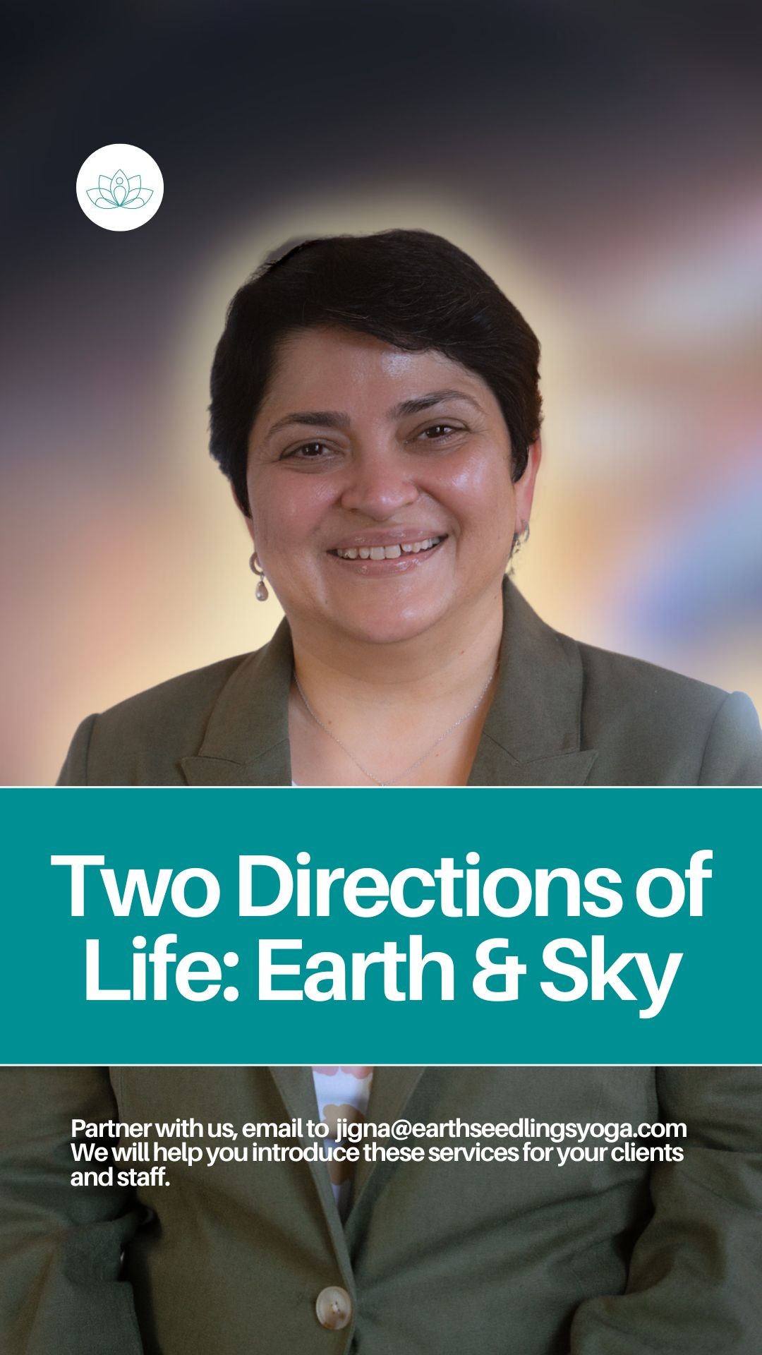 With every breath, there’s a choice to root deeper and rise higher.
In moments of stress, Jigna Fadia, founder of Earth Seedlings Yoga, returns to this simple yet profound practice:
🧘♀️ Inhale gently toward the Earth… Exhale softly towards the sky.
This mindful breath invites balance, grounding, and clarity nourishing the inner seedling with kindness, strength, and lightness.
Through yoga, Jigna teaches us how to cultivate these “two directions of life” growing downward for stability, and upward for freedom. It’s a practice of integration, of creating fertile ground to thrive with love, breath, and presence on and beyond the mat.
👥 Whether you’re a hospital, clinic, HR team, non-profit, school, or business, yoga and mindfulness can be a powerful addition to your wellness offerings creating space for recovery, resilience, and connection. If you’re looking to offer supportive, community-centered practices like breathwork, iRest® Yoga Nidra, meditation, movement, or Reiki, email jigna@earthseedlingsyoga.com to start the conversation.
#ReikiHealing #EnergyMedicine #HealthcareWellness #HospitalSupport #WorkplaceWellness #MindBodyHealing #StressRelief #EarthSeedlingsYoga #JignaFadia #HolisticHealth #CompassionateCare #ReikiMaster #MindfulnessInHealthcare #WellnessPartnerships