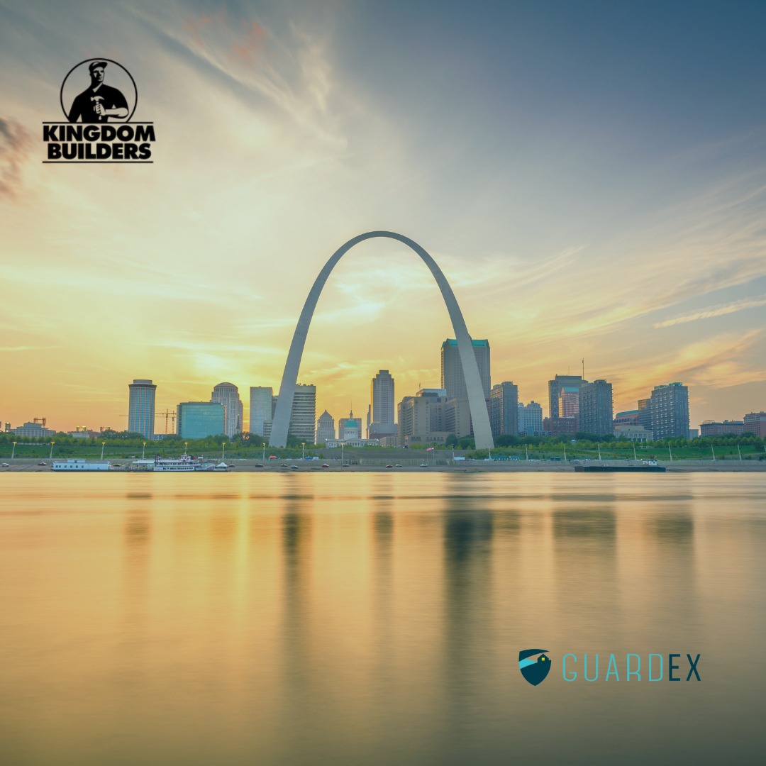 From the skyline to your street, we’re building and protecting what matters most. In the heart of St. Louis, Kingdom Builders and GuardEx work hand in hand, creating beautiful spaces and keeping them strong for every season of life! #StLouisStrong #GuardEx #KingdomBuilders