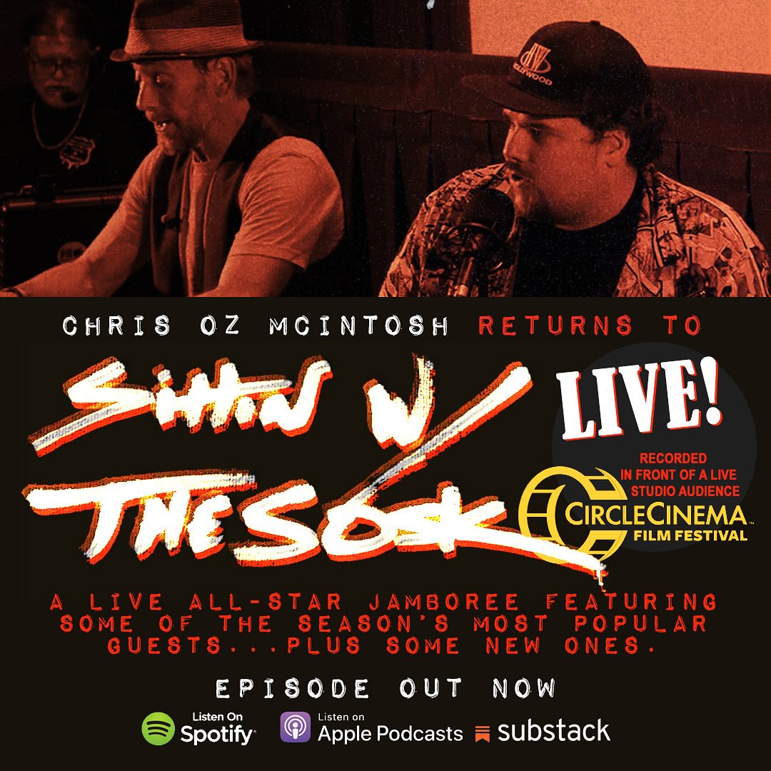 Made another appearance recently on “Sittin’ With the Sosk” w/ @PJSosko, this time in a jamboree style and recorded in front of a live studio audience at @CircleCinema! A number of other previous guests from the season and familiar faces in Oklahoma film appear, including @jacobleightonburns, @leahnhphilpott, @kylekauwikaharris, @martareiman, @dathanjoshuasmith, @wewilson692 and more. Check it out wherever you listen to pods!