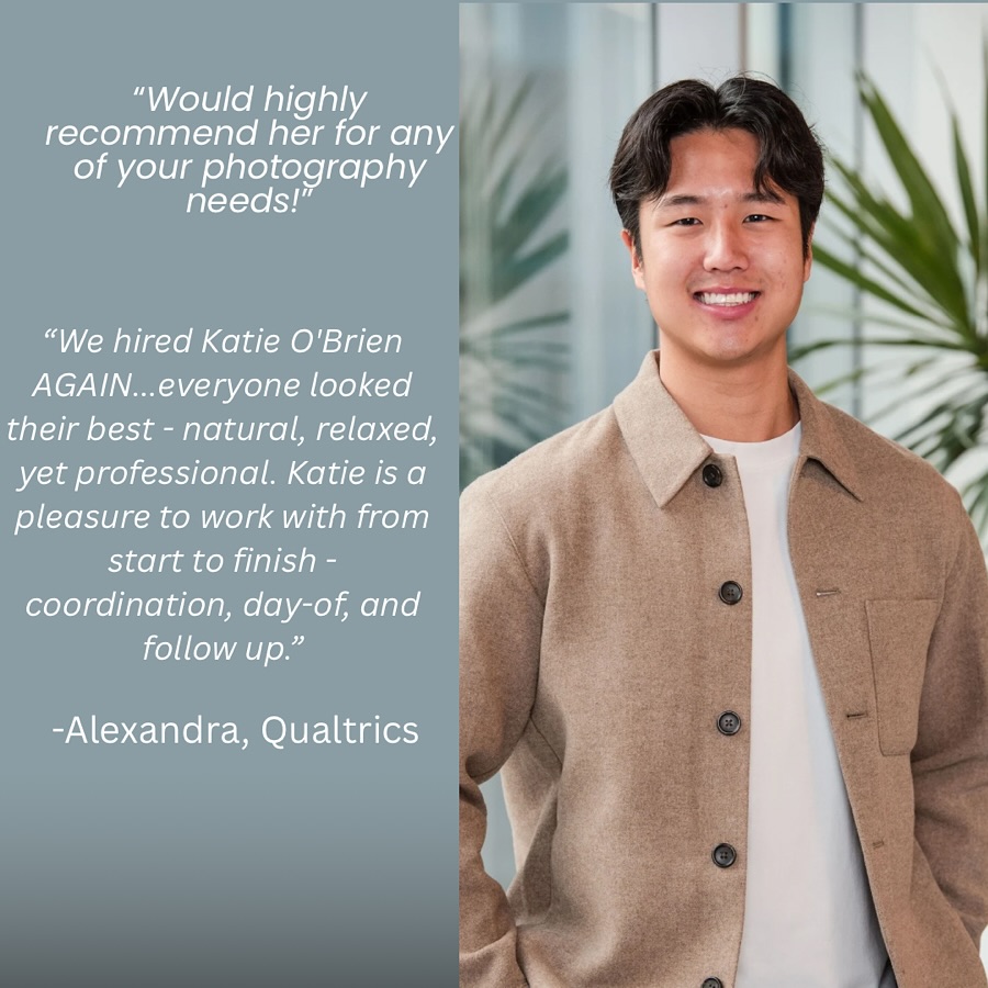 ✨When a client hires you again… that’s the good stuff. ✨
Shoutout to @qualtrics for trusting me to capture their team looking relaxed, polished, and totally themselves. This is what modern headshots should feel like!
#ChicagoPhotographer #BrandingPhotography #ModernHeadshots #BataviaIL #PhotographerYouCanTrust #ShootWithKatie #BusinessPhotography #ClientLove #TestimonialTuesday #AuthenticBranding #ProfessionalPhotosWithPersonality