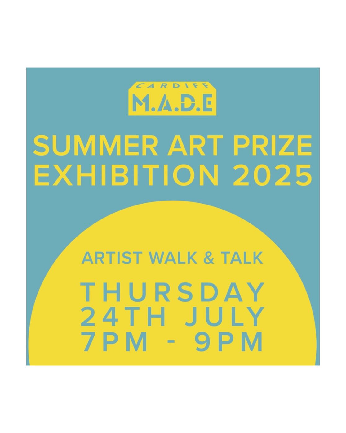 This is happening tomorrow night. Come along and hear @zoegingellart chat to some of the artists about some things
Where: @cardiffmade
When: 7–9pm 24/7/25
🍻
#artincardiff #artisttalk #celf #cardiffmade #artexhibition #emergingartists #summeropen