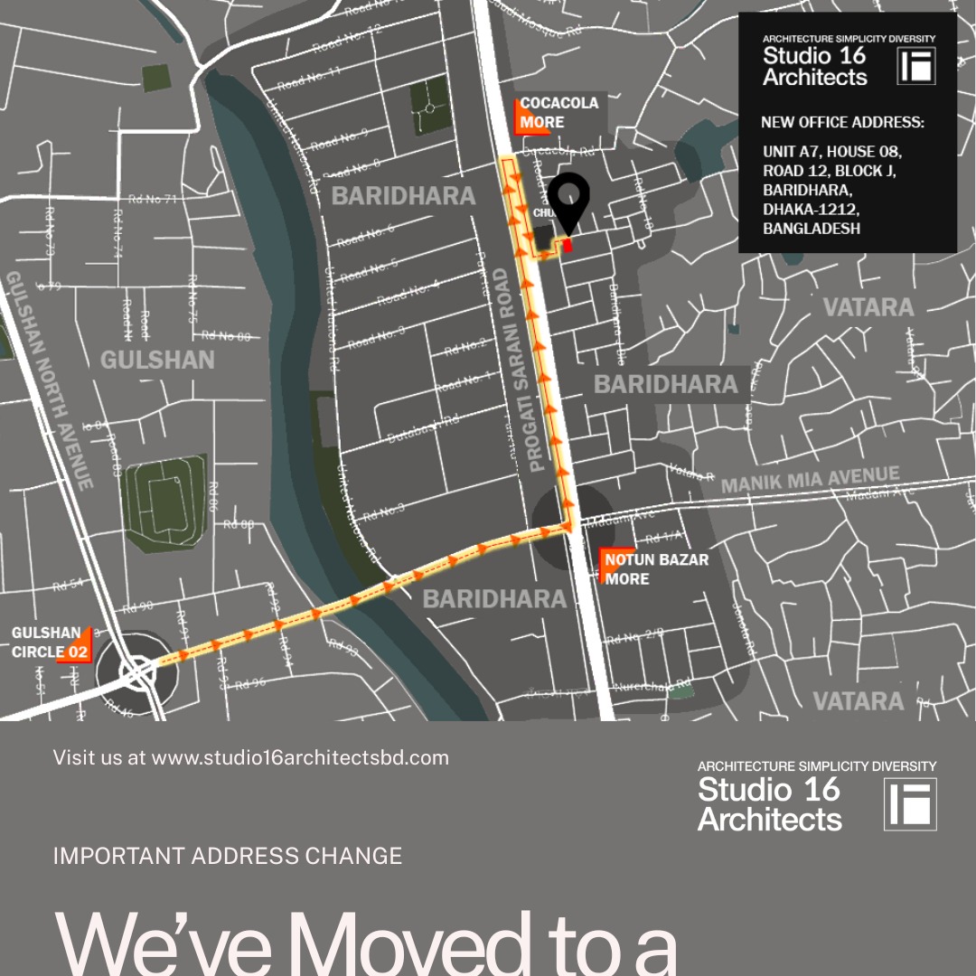 We’ve Moved!
We’re excited to welcome you to our new location. A new space, same commitment to excellence. Visit us at our new address and let’s keep building something great together.
Our new office address :
UNIT A7, HOUSE 08, ROAD 12, BLOCK J, BARIDHARA, DHAKA-1212, BANGLADESH.
#WeHaveMoved #NewLocation #NewBeginning #NowOpenHere #FreshStart #StudioUpdate #BusinessMove